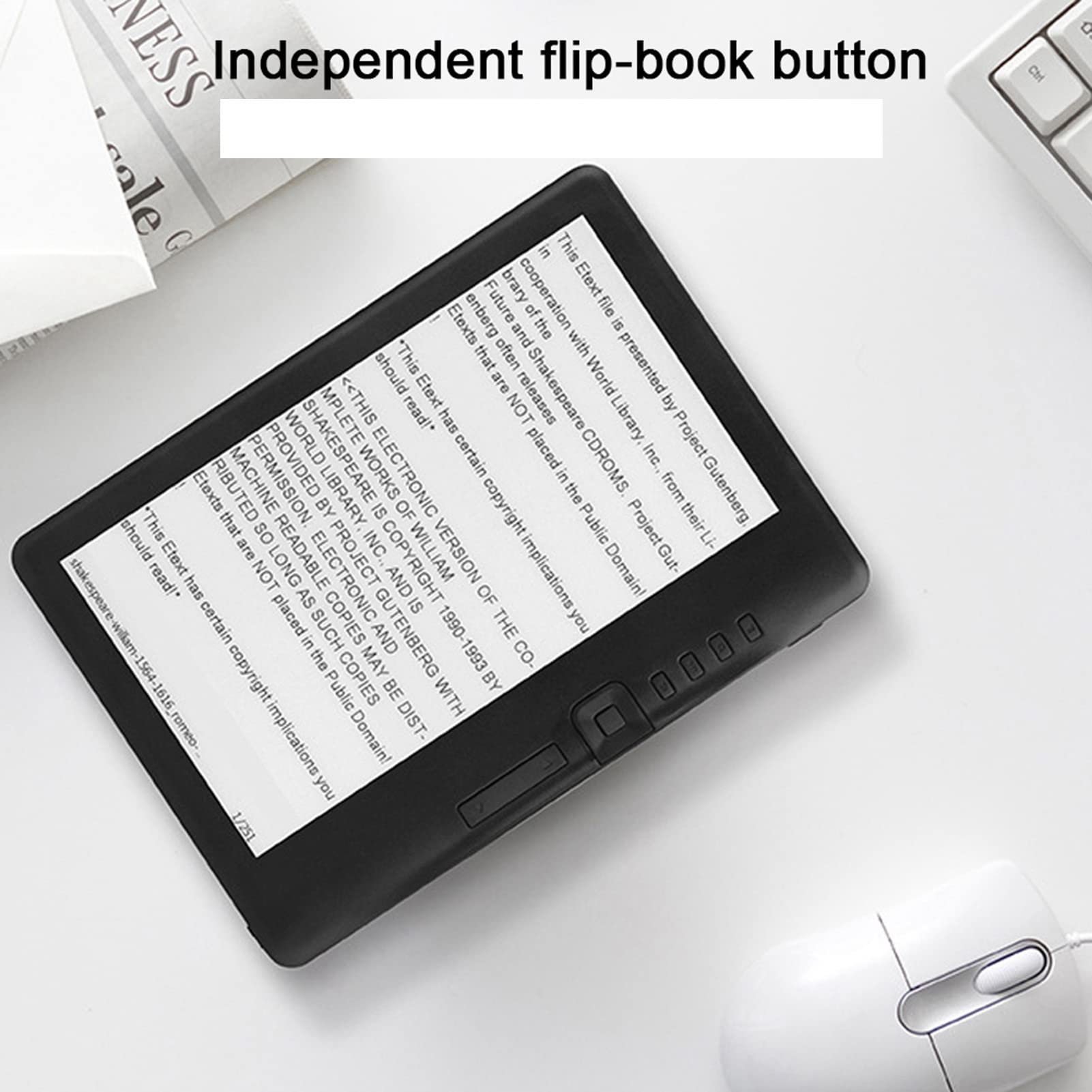Best Ebook Readers 2024 - 4GB Memory Portable E-Reader for Digital Books | Lightweight & Long Battery Life - Perfect for Travel, Commuting & Reading Anywhere