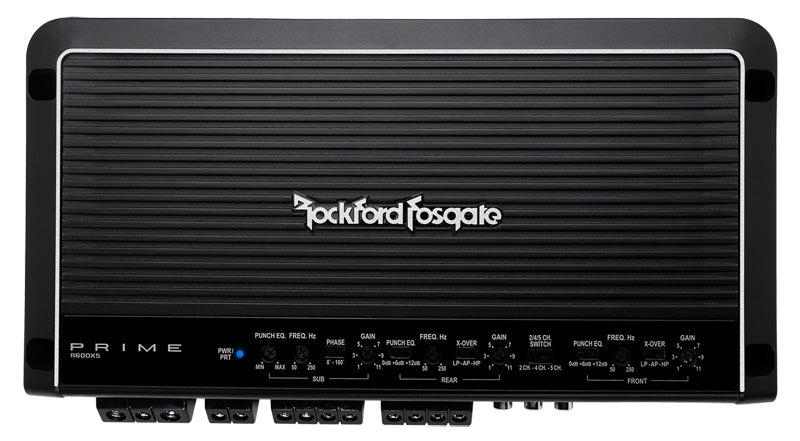 Rockford Fosgate R600X5 5-Channel Marine Amplifier - 600W High Power Car Audio Amp for Boats, Cars & Trucks | Perfect for Marine & Automotive Sound Systems