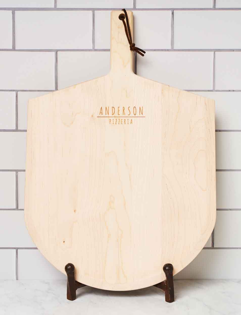 Personalized Maple Wood Pizza Peel 14