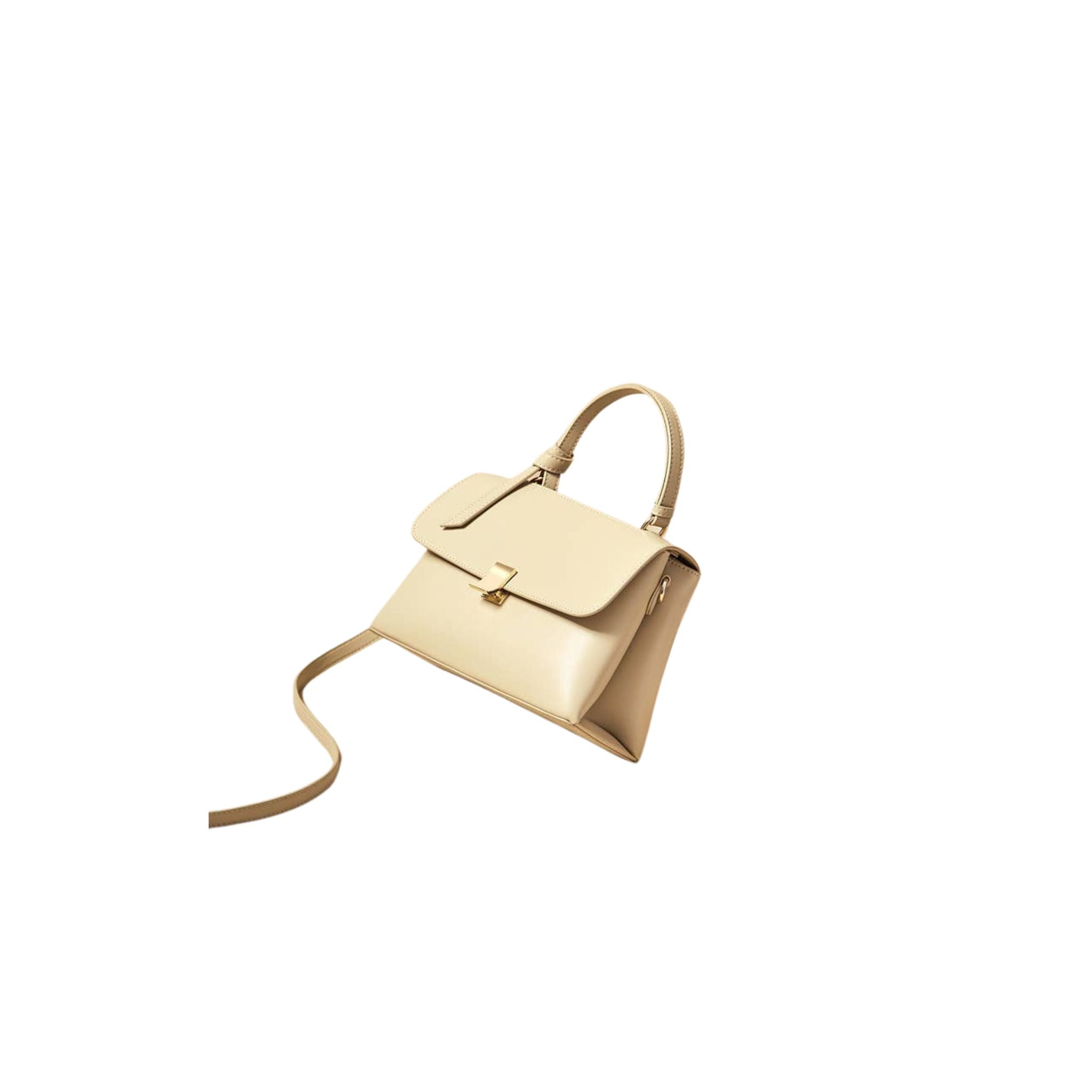 Elegant Top Handle Leather Timeless Bag with Adjustable Crossbody Strap - Perfect for Work, Travel & Everyday Use