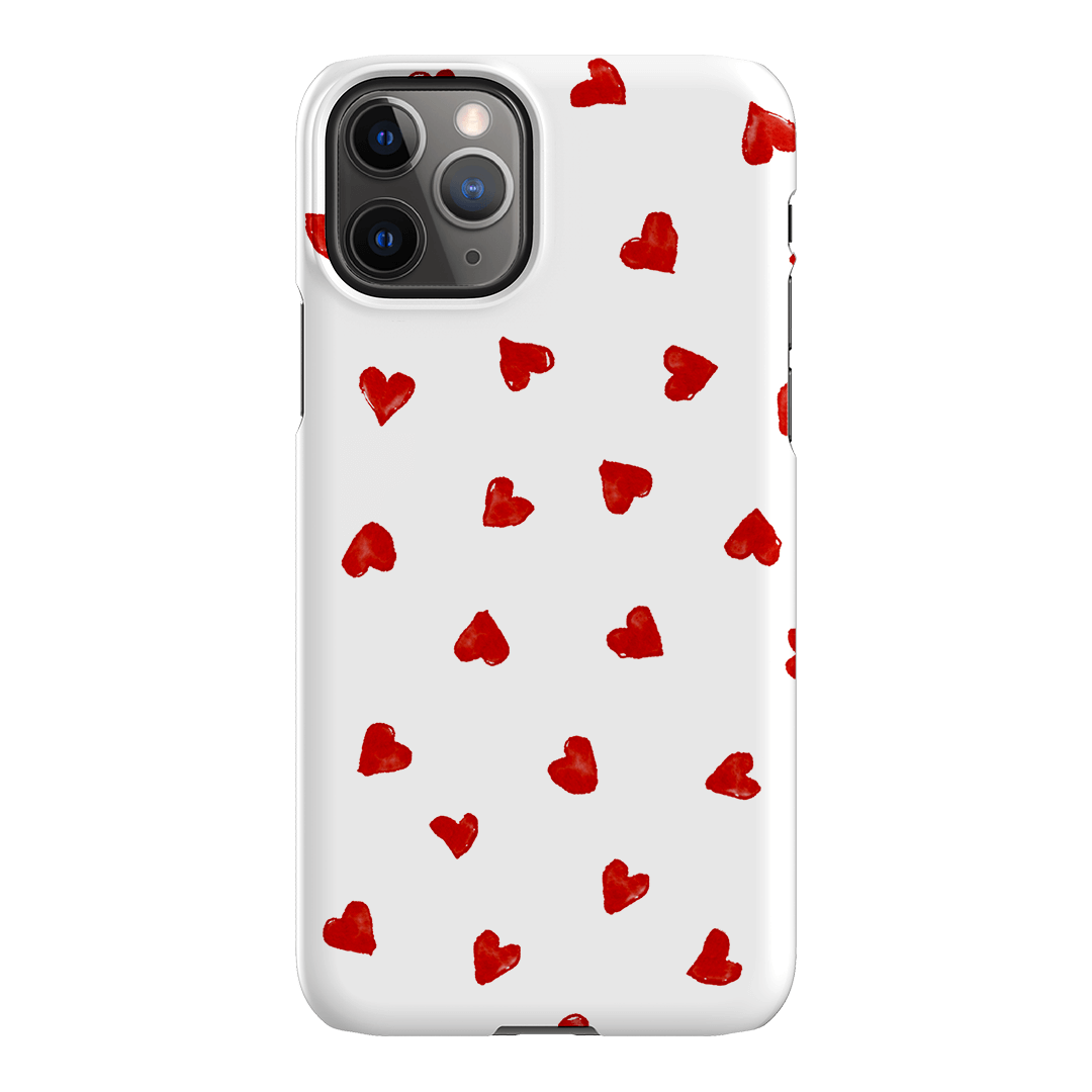 Cute Love Hearts Phone Case for iPhone 15/14/13/12 Pro Max - Romantic Heart Pattern Soft TPU Protective Cover - Perfect Gift for Valentine's Day, Anniversary & Couples (Pink) | Use for Everyday Protection & Stylish Accessory