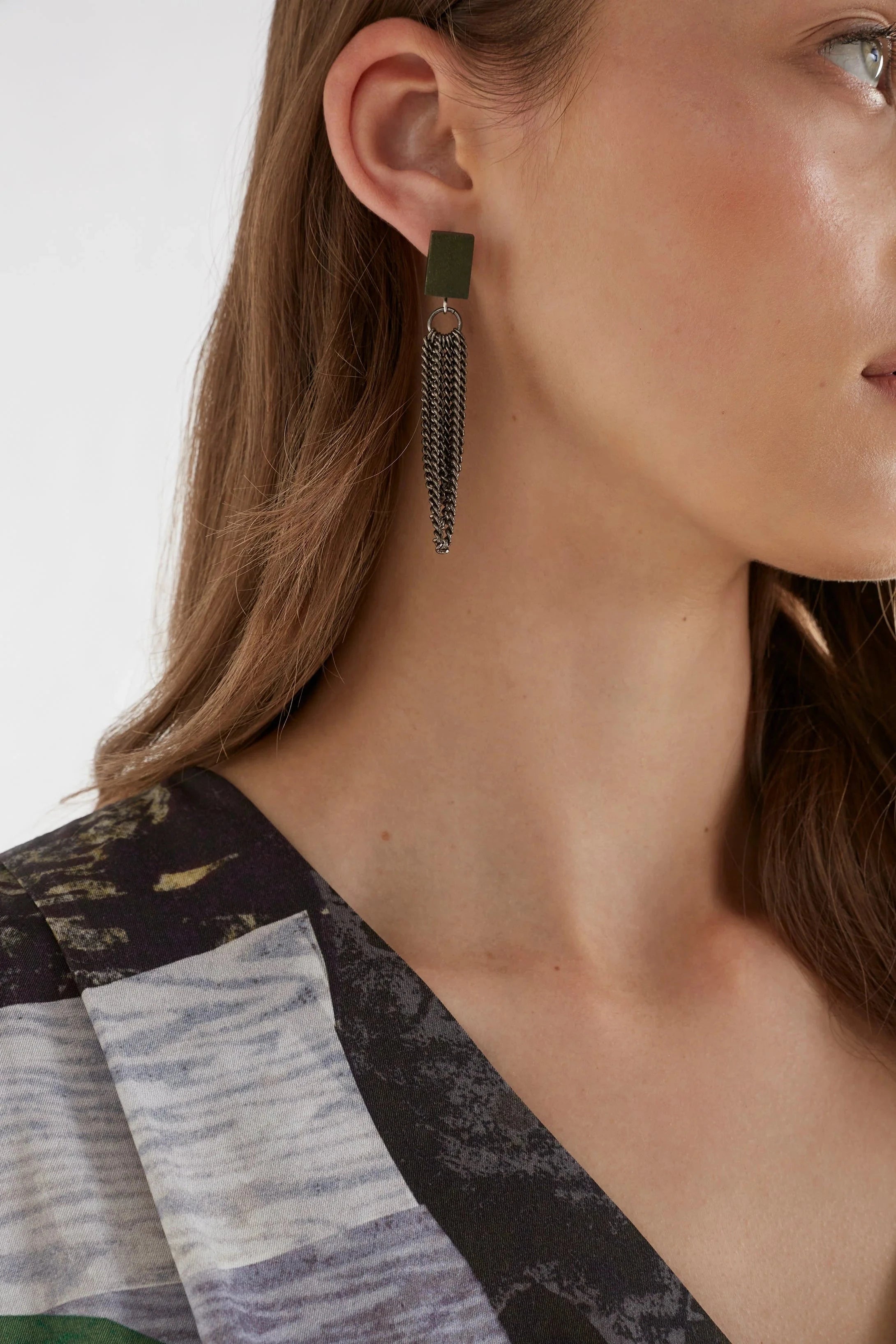 ELK Olavi Drop Earrings for Women - Elegant Dangle Earrings for Party, Wedding & Everyday Wear - Sterling Silver or Gold Plated Hoop Earrings