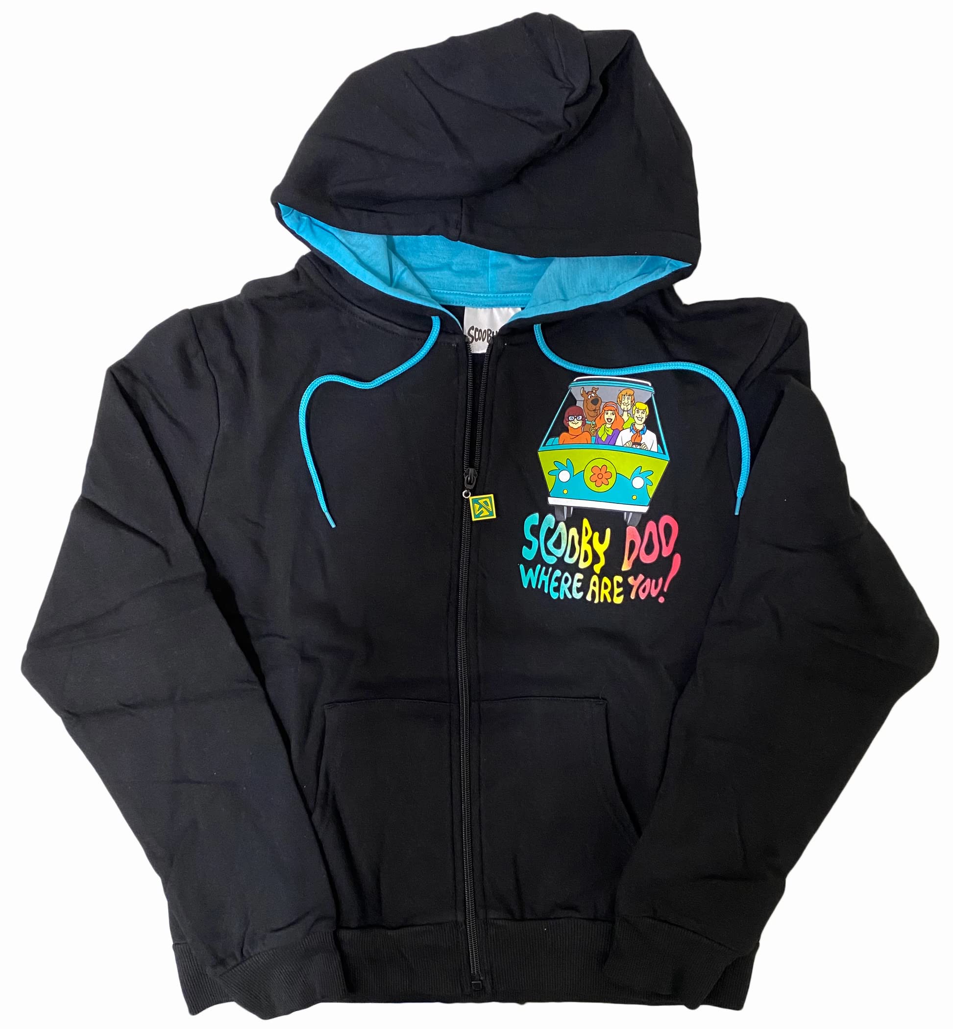 Scooby Doo Where Are You? Zip-Up Hoodie for Kids & Youth - Cartoon Character Pullover for Boys & Girls - Perfect for Halloween, Cosplay & Casual Wear