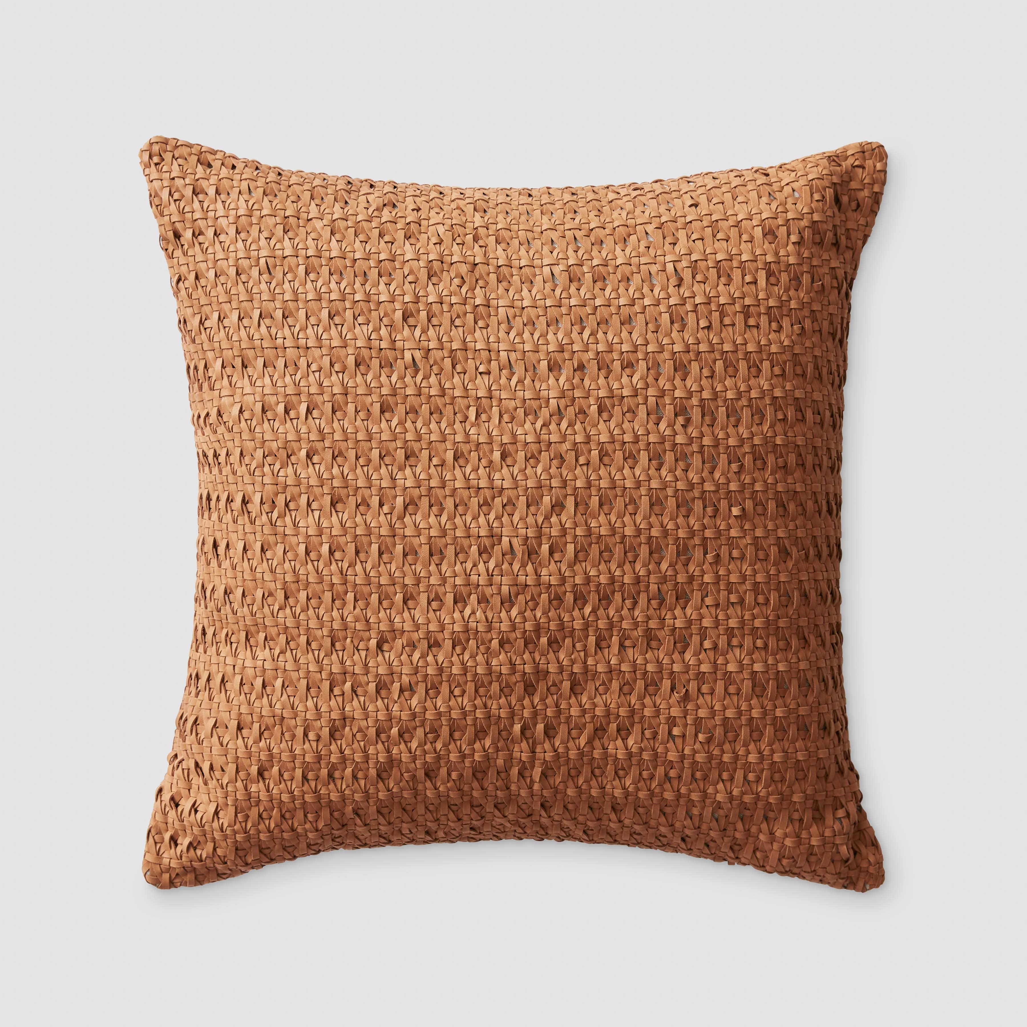 Premium Nehali Leather Pillow - Soft & Durable Decorative Throw Pillow for Sofa, Bed, Couch - Perfect for Living Room, Bedroom & Office Decor