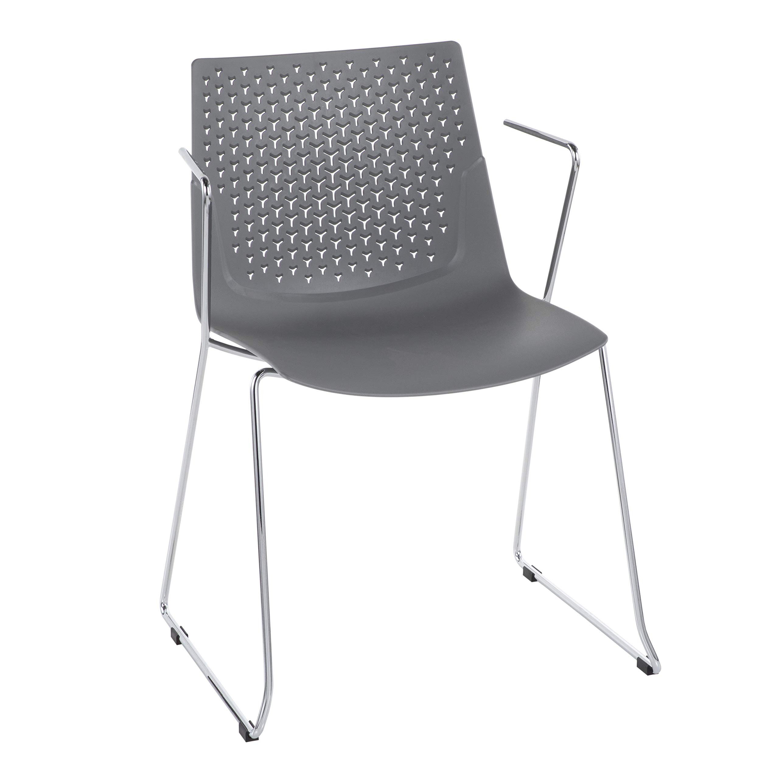 LumiSource Matcha Green Upholstered Dining Chairs Set of 2 - Modern Kitchen Chairs with Padded Seat for Dining Table - Perfect for Small Spaces, Breakfast Nooks & Contemporary Dining Rooms