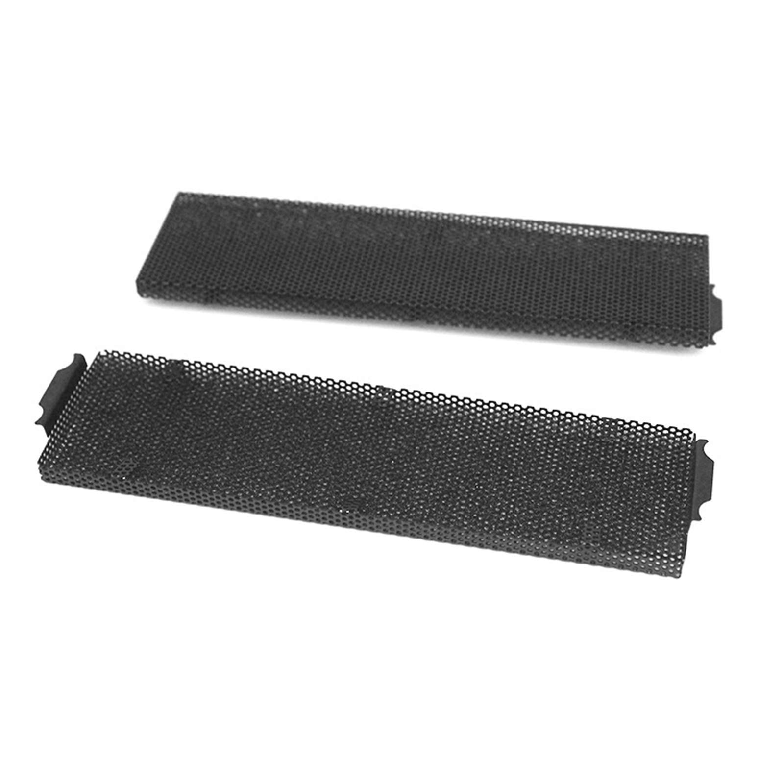 2-Pack Black Optical Drive Computer Case Front Panel Bracket with Sponge Baffle - Compatible with PC Cases, DIY Computer Builds & Upgrades