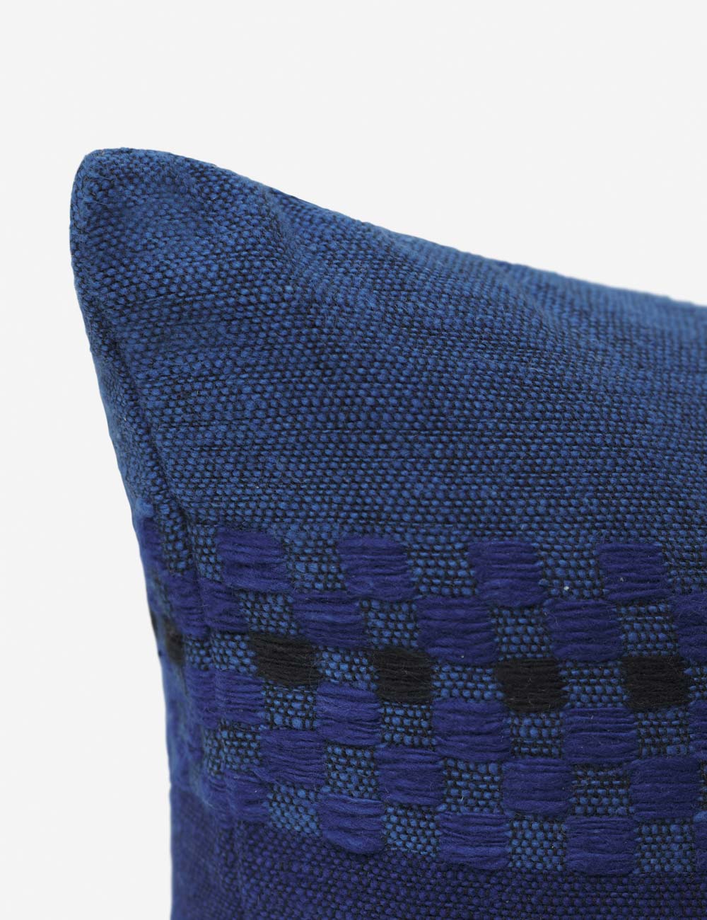 Bole Road Textiles Amaro Pillow - Handwoven Cotton Decorative Throw Pillow Cover for Sofa, Bed & Home Decor