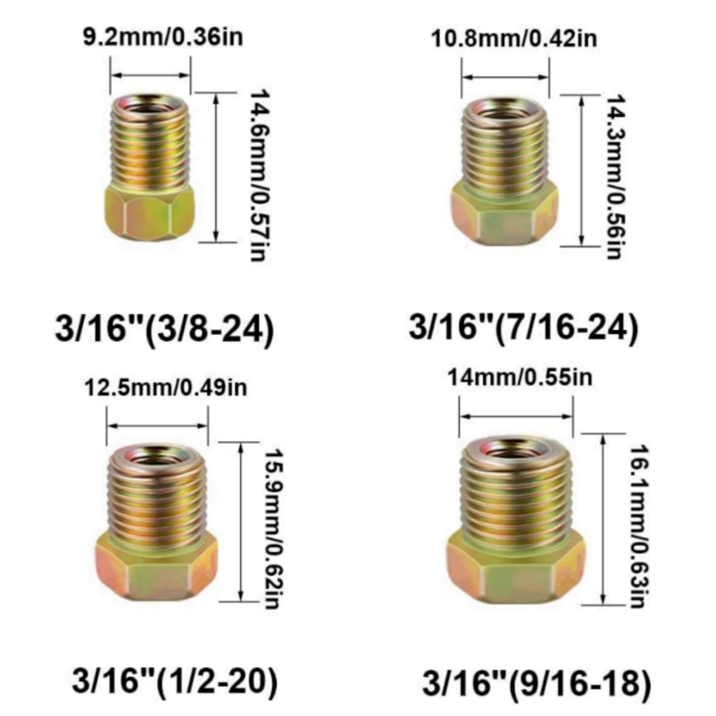 Copper Nickel Brake Line Kit - 25ft Tubing & 32 Fittings for Auto Repair