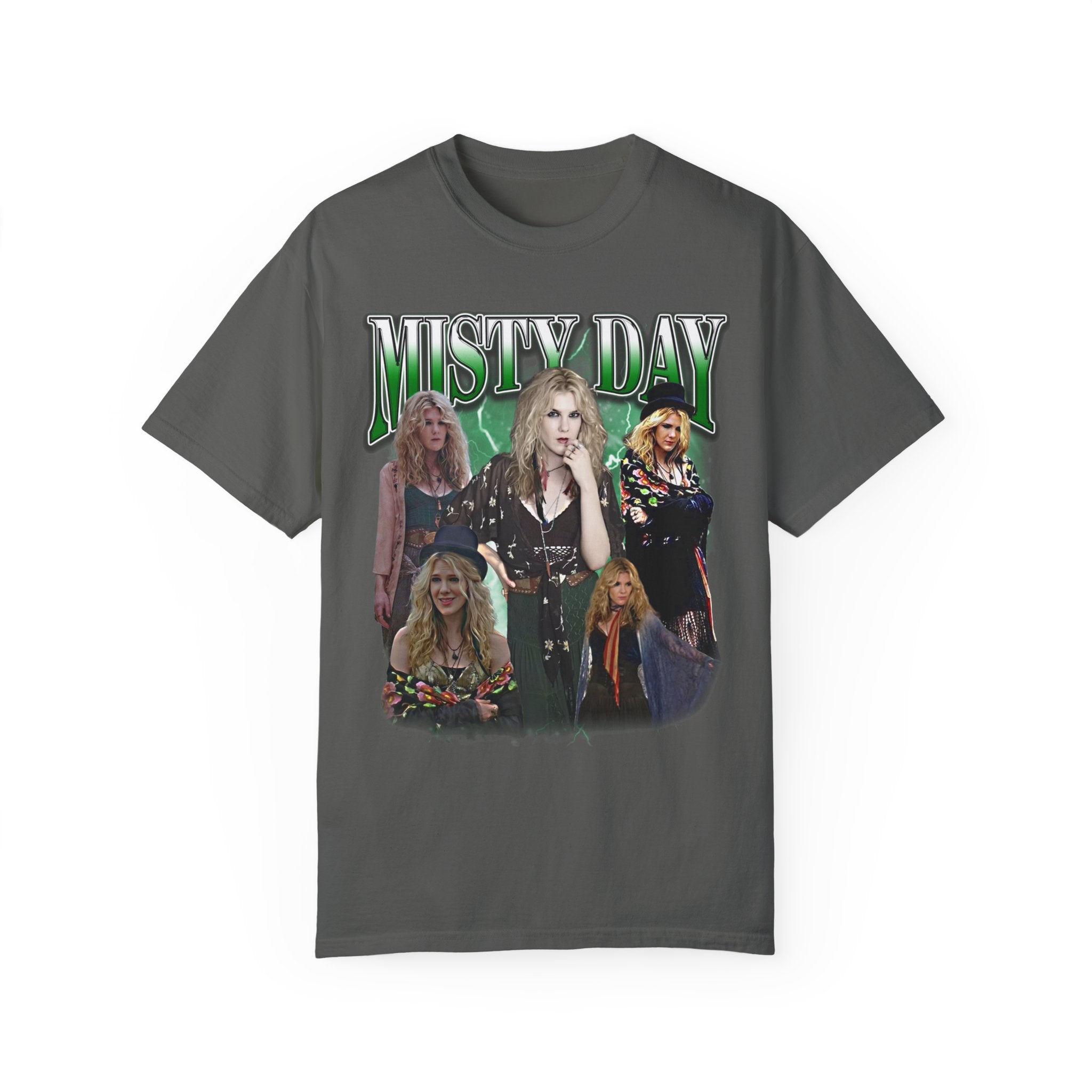 Vintage 90s Misty Day Graphic T-Shirt - Retro Style Cotton Tee for Men & Women - Perfect for Casual Wear, Music Festivals, and Nostalgic Fashion