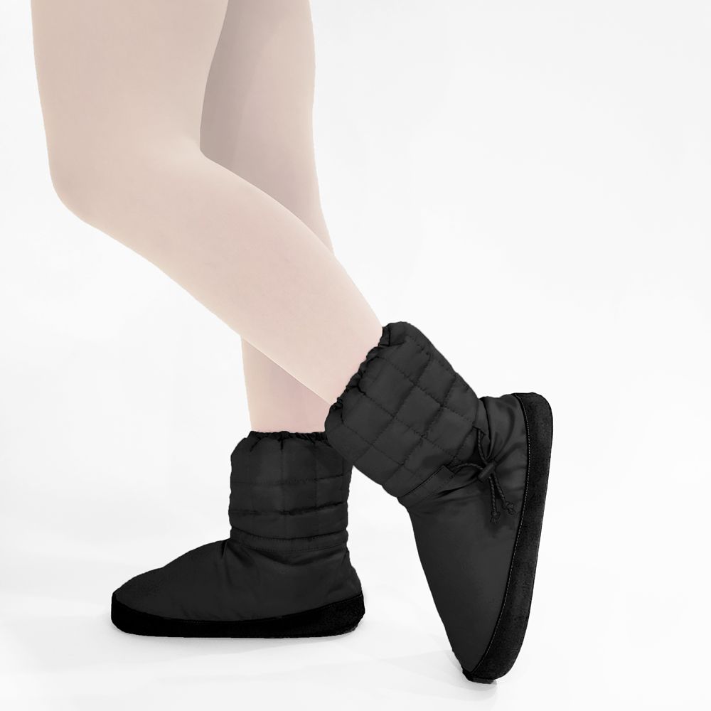 Cozy RP Quilted Warmup Booties for Women - Soft Indoor/Outdoor House Slippers with Non-Slip Sole - Perfect for Winter, Lounging & Relaxing at Home