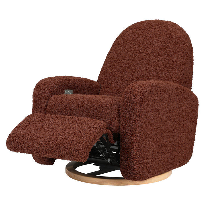 Babyletto Nami Electronic Recliner and Swivel Glider Chair - Modern Nursery Gliding Rocker with USB Port for Nursing & Relaxing - Perfect for Baby Nurseries, Living Rooms & Bedrooms