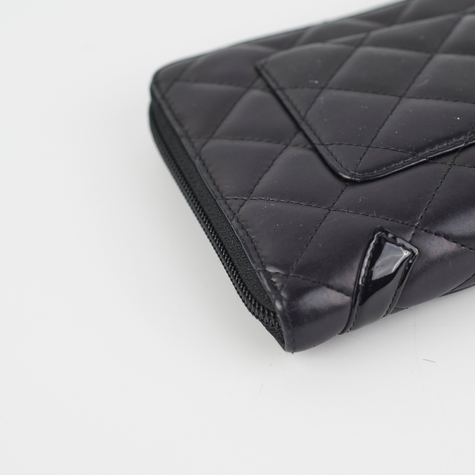 Chanel Cambon Long Calfskin Zip Wallet Black | Genuine Leather Designer Wallet for Women | Perfect for Everyday Use & Luxury Gift Giving