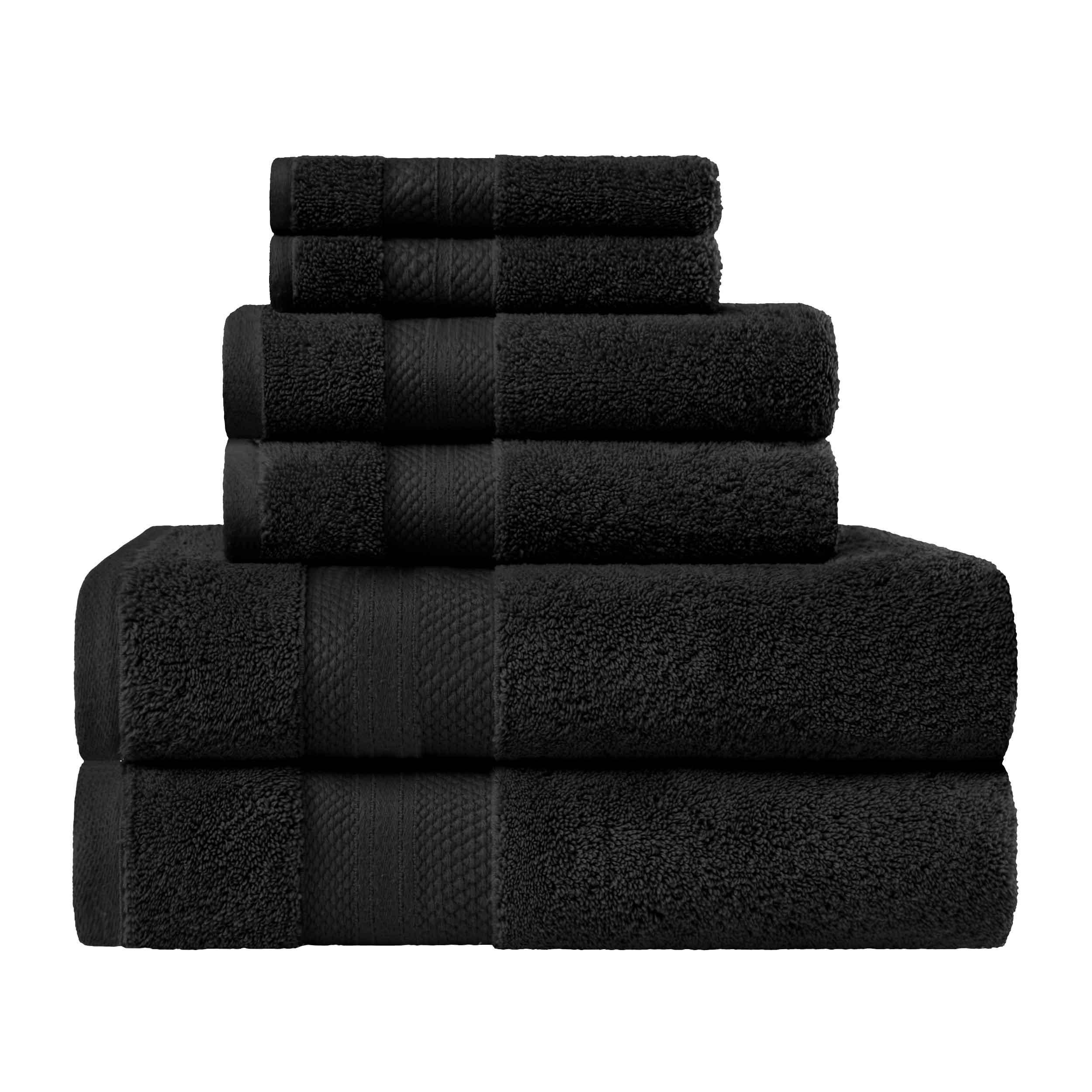 Premium 6-Piece Turkish Cotton Towel Set - Ultra Plush, Highly Absorbent Bath Towels for Spa, Gym & Luxury Home Use