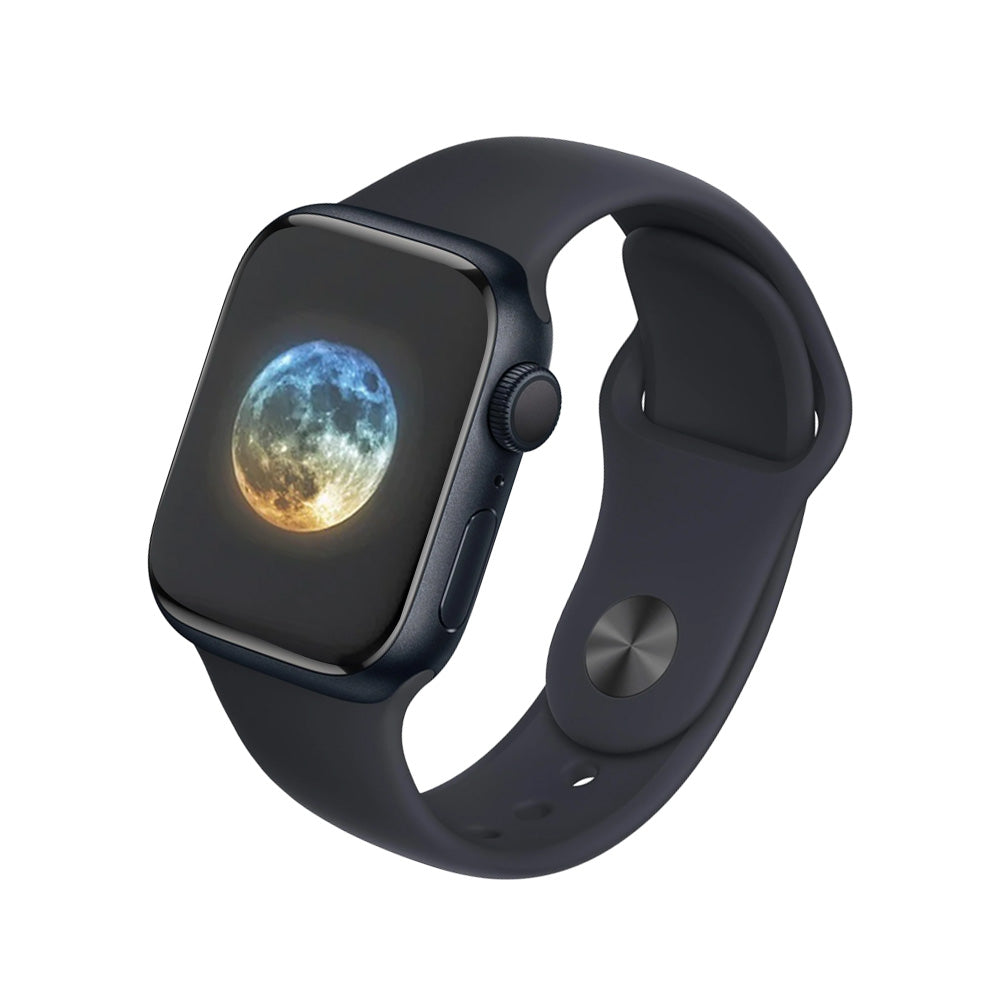 Apple Watch Series 9 (GPS + Cellular) 45mm Aluminum Case with Sport Band - Smartwatch for Fitness Tracking, Calls & Notifications - Perfect for Workouts, Running & Daily Use