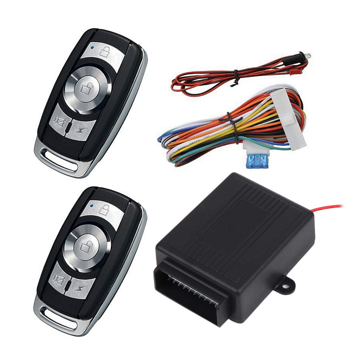 Universal Car Remote Starter & Keyless Entry System - Vehicle Door Lock Kit with Alarm | Remote Start, Lock/Unlock, Security for Cars, Trucks & SUVs | Perfect for Cold Mornings & Secure Parking