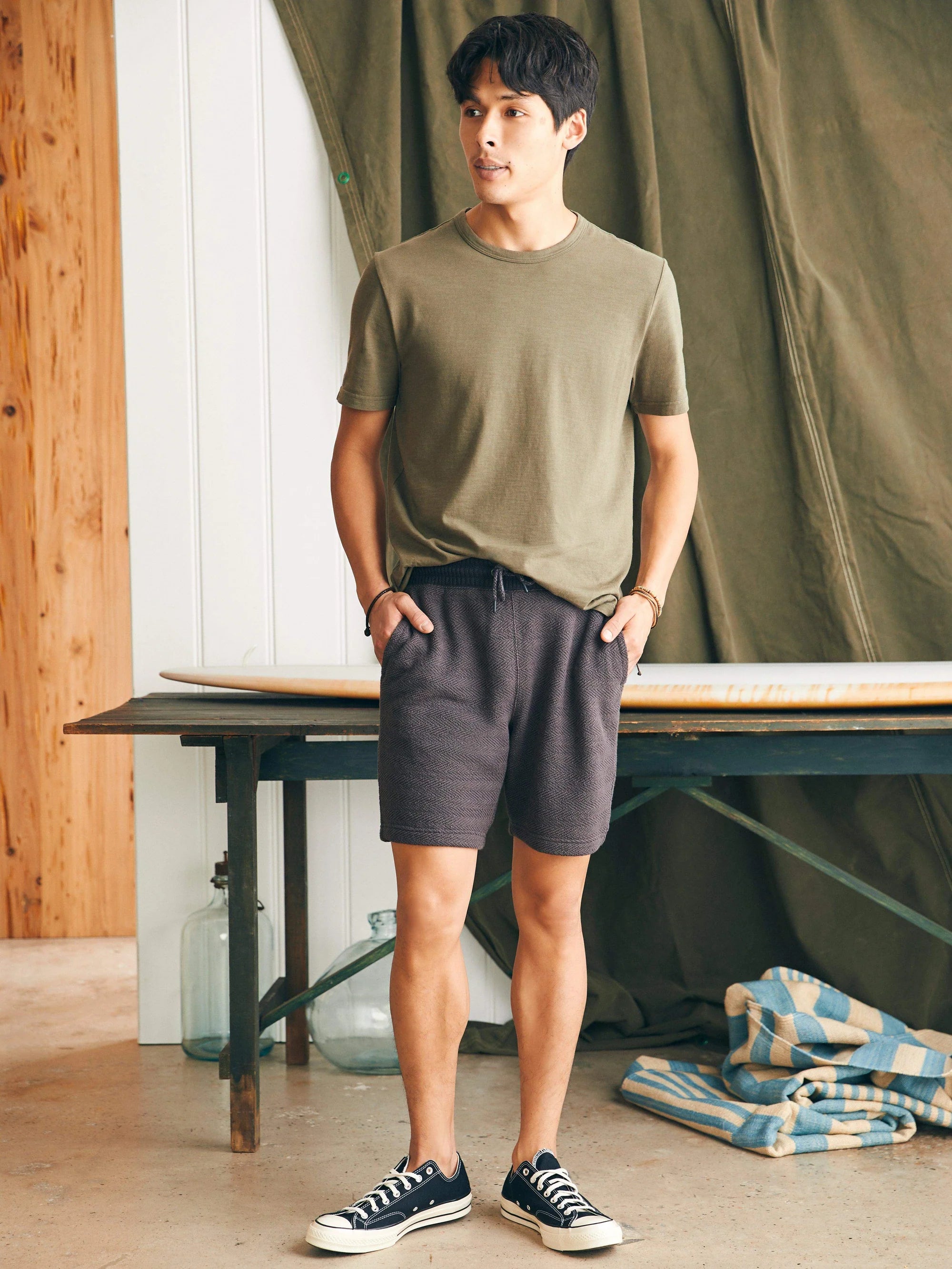 FAHERTY WHITEWATER SWEATSHORTS - Men's Quick-Dry Swim Shorts with Pockets for Swimming, Beach & Outdoor Activities