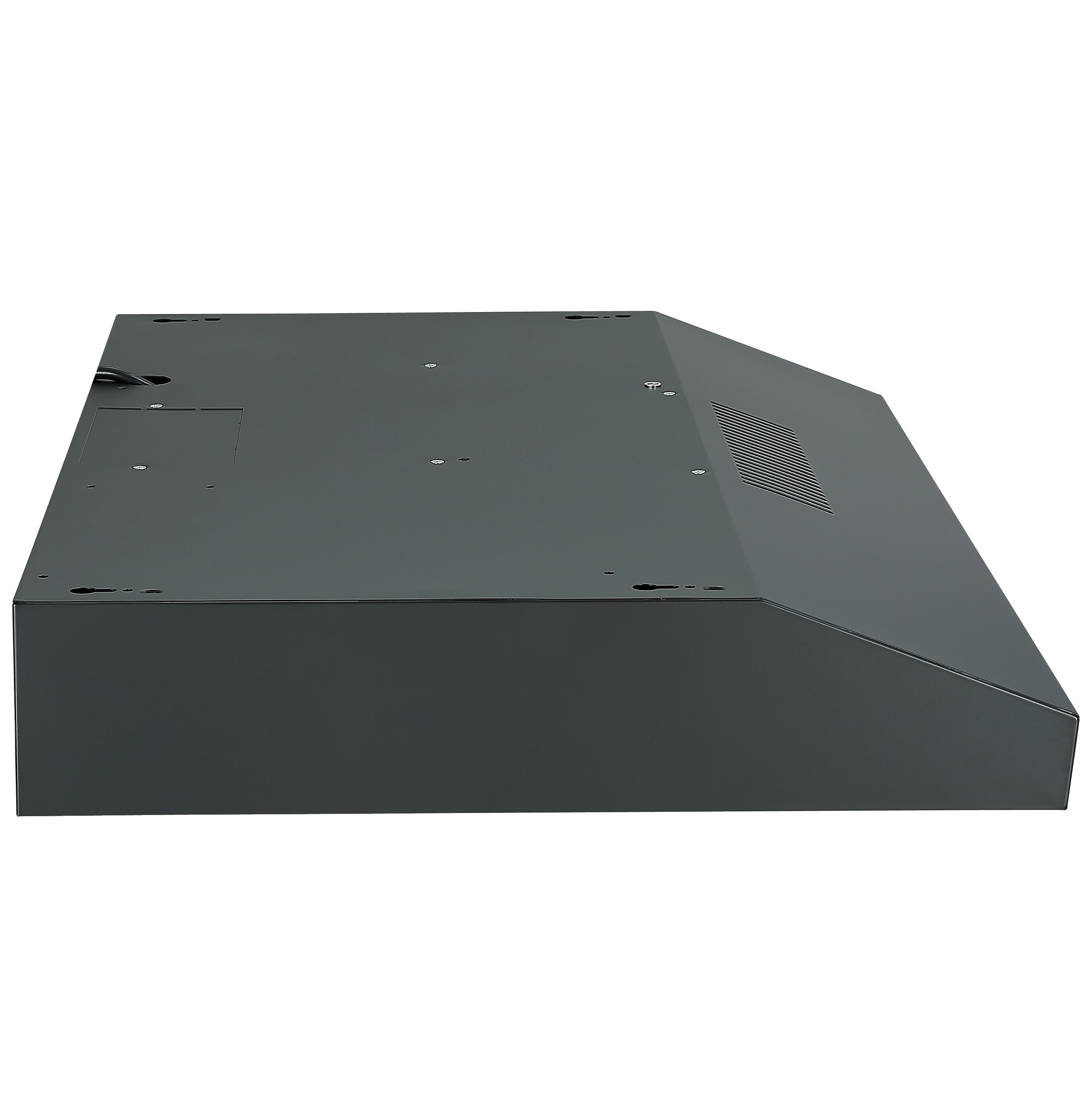 Ancona 30 Inch Convertible Under Cabinet Range Hood in Matte Black - Powerful Kitchen Ventilation for Smoke & Odor Removal