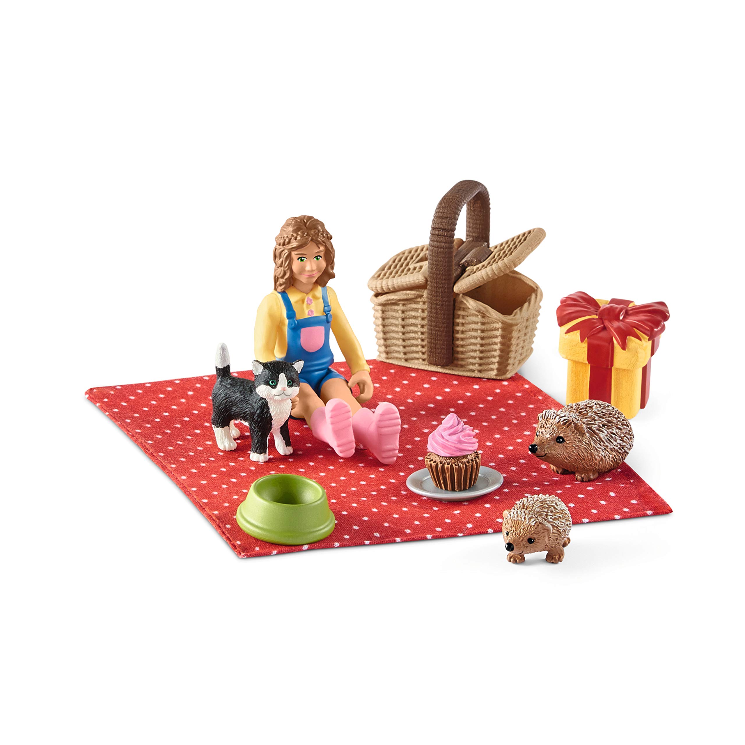 Schleich Farm World 10-Piece Farm Animal Toys Set for Kids - Realistic Baby Animal Figures, Educational Playset for Birthday & Picnic | Perfect for Pretend Play, Farm-Themed Parties & Early Learning