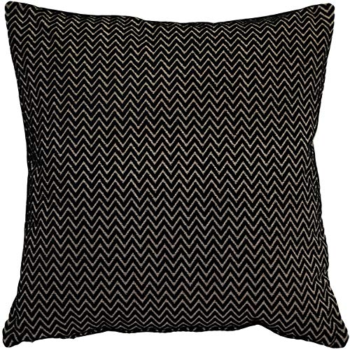 Art Deco Striped Velvet Throw Pillow 20x20 - Luxury Home Decor Cushion for Sofa, Bed & Living Room