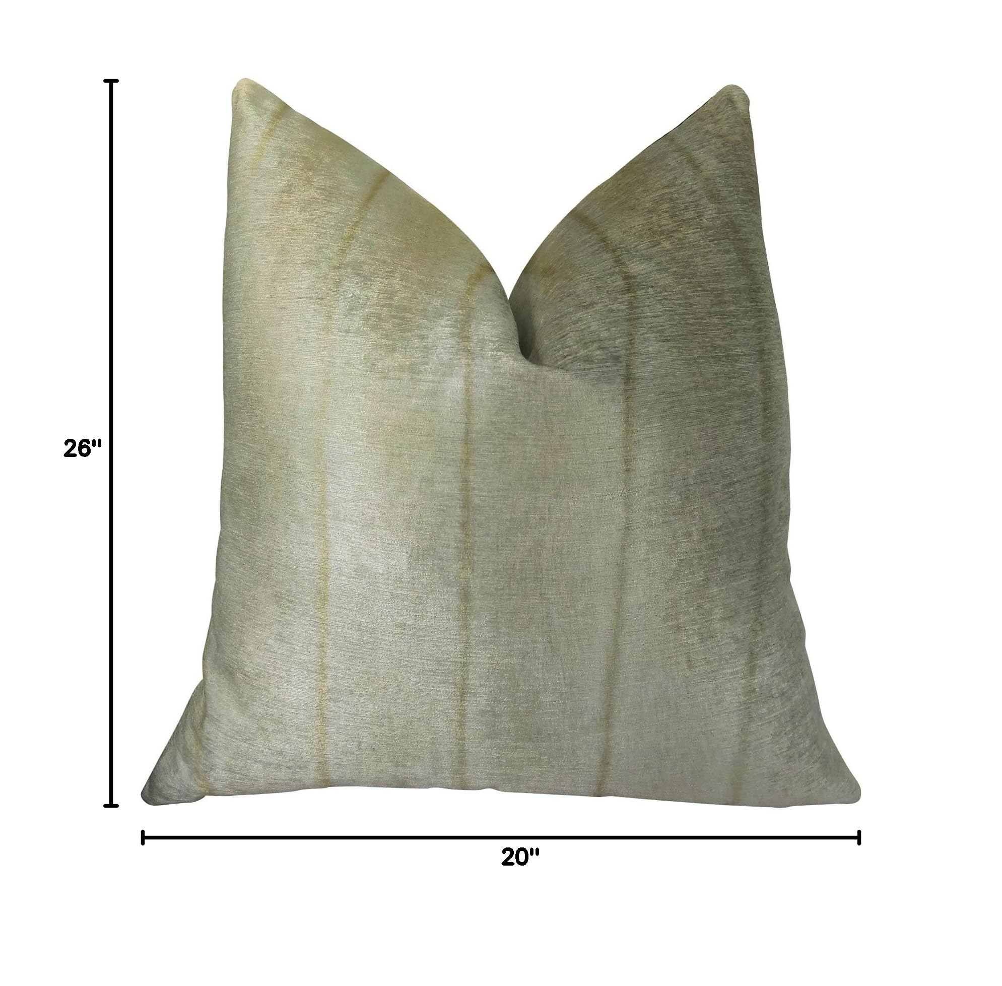 Plutus Lavish Mink Handmade Luxury Pillow - 20x26 Inch Standard Size Hypoallergenic Bed Pillow for Side Sleepers, Back Pain Relief & Home Decor