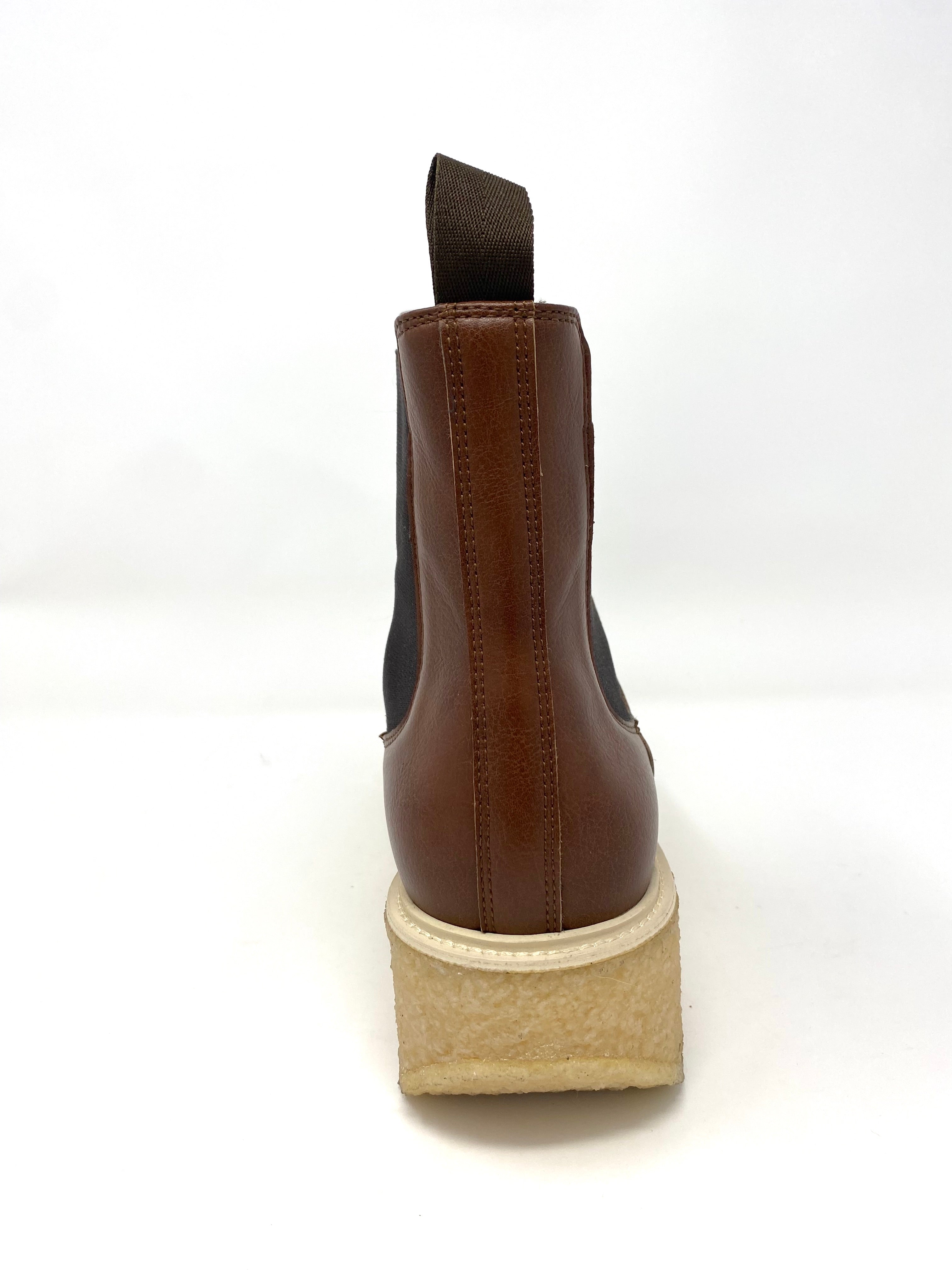 Novacas Whitney Platform Boot in Tan - Stylish & Comfortable Women's Ankle Boots for Fall & Winter Fashion