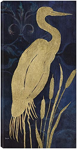 Egret on Indigo I