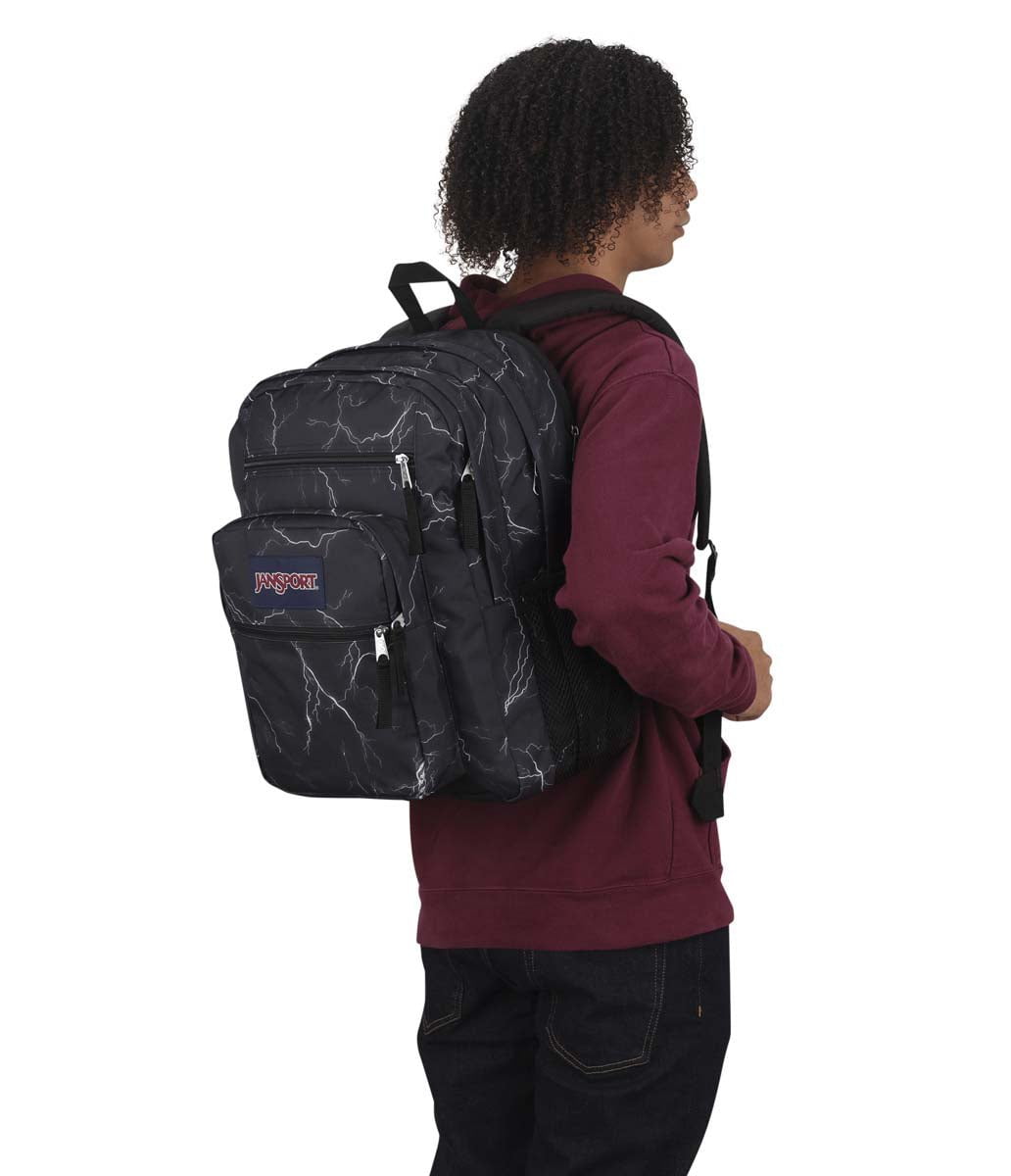 JanSport Big Student Backpack with Electric Bolts - Durable School & College Backpack for Laptops, Books & Essentials | Perfect for Campus, Travel & Outdoor Adventures