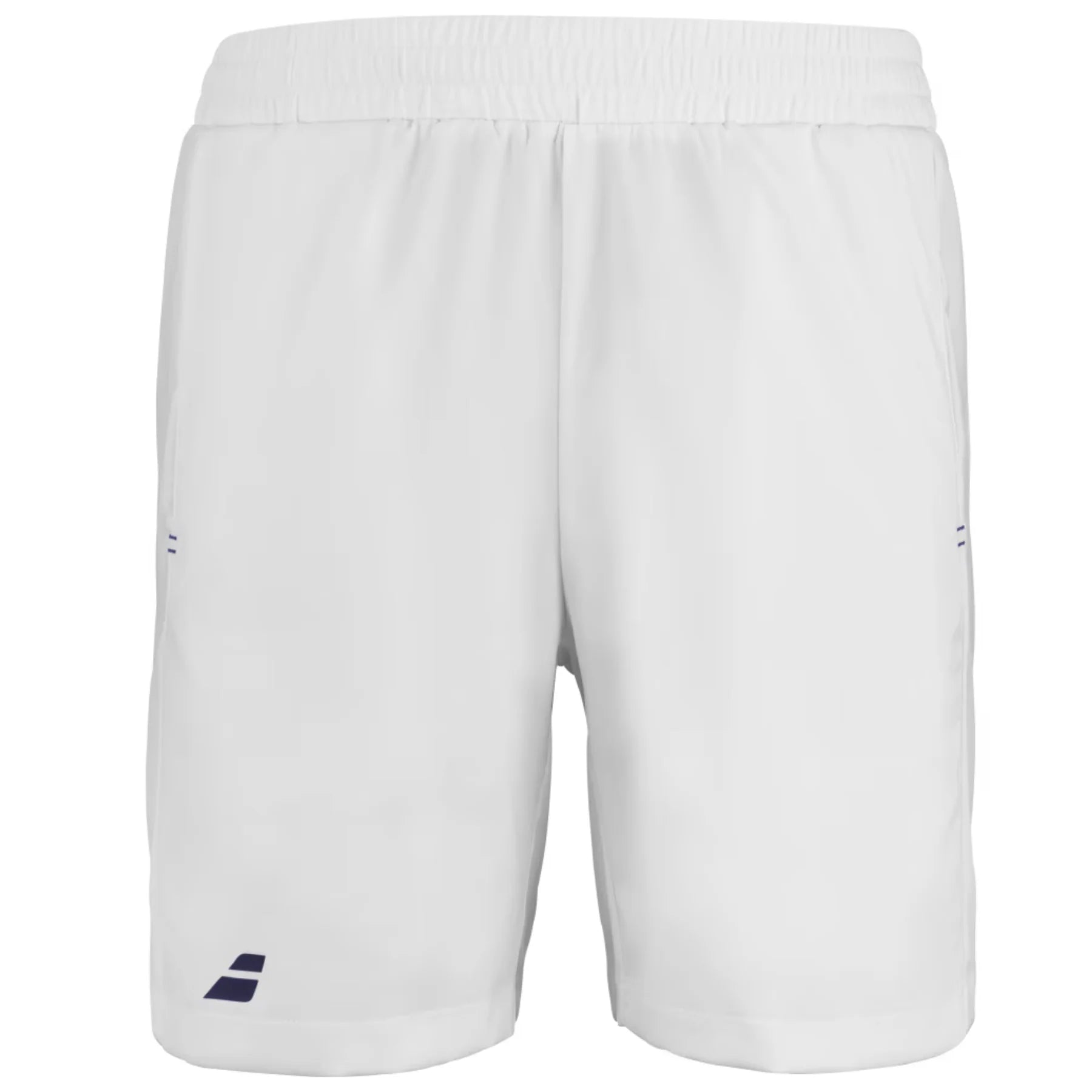 Babolat Play Men's Tennis Shorts 1000 - White/White | Breathable & Lightweight for Tennis & Active Sports