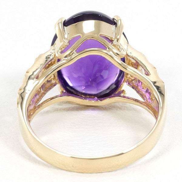 14K Yellow Gold Amethyst Ring for Women - Elegant Purple Gemstone Jewelry Gift for Birthday, Anniversary & Valentine's Day | Perfect for Everyday Wear & Special Occasions