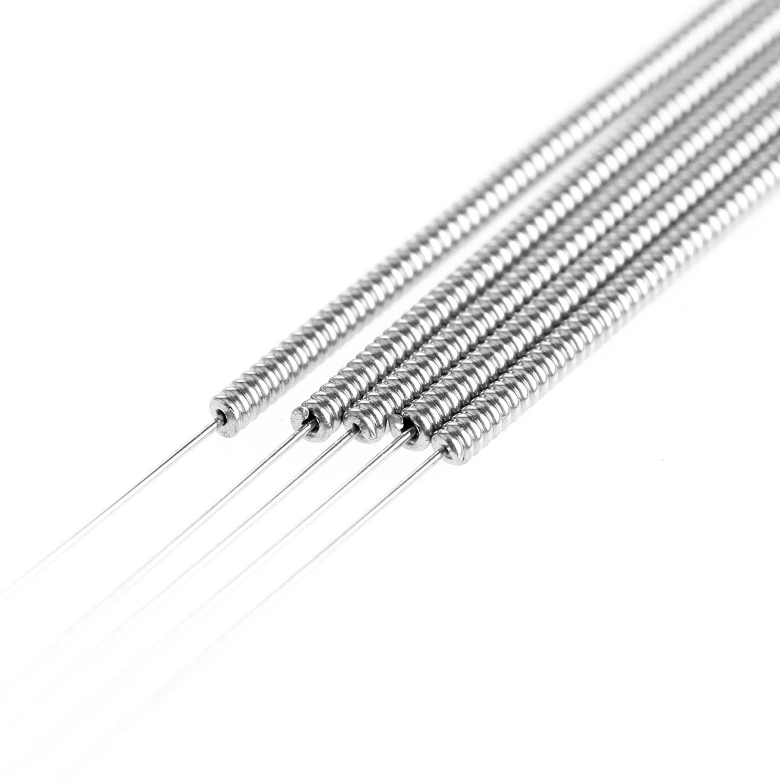 5-Pack 0.2mm Needle Drill Bits - MUXSAM 3D Printer Nozzle Cleaning Kit - Stainless Steel Extruder Cleaning Tools for 3D Printing - Perfect for Clog Removal & Maintenance