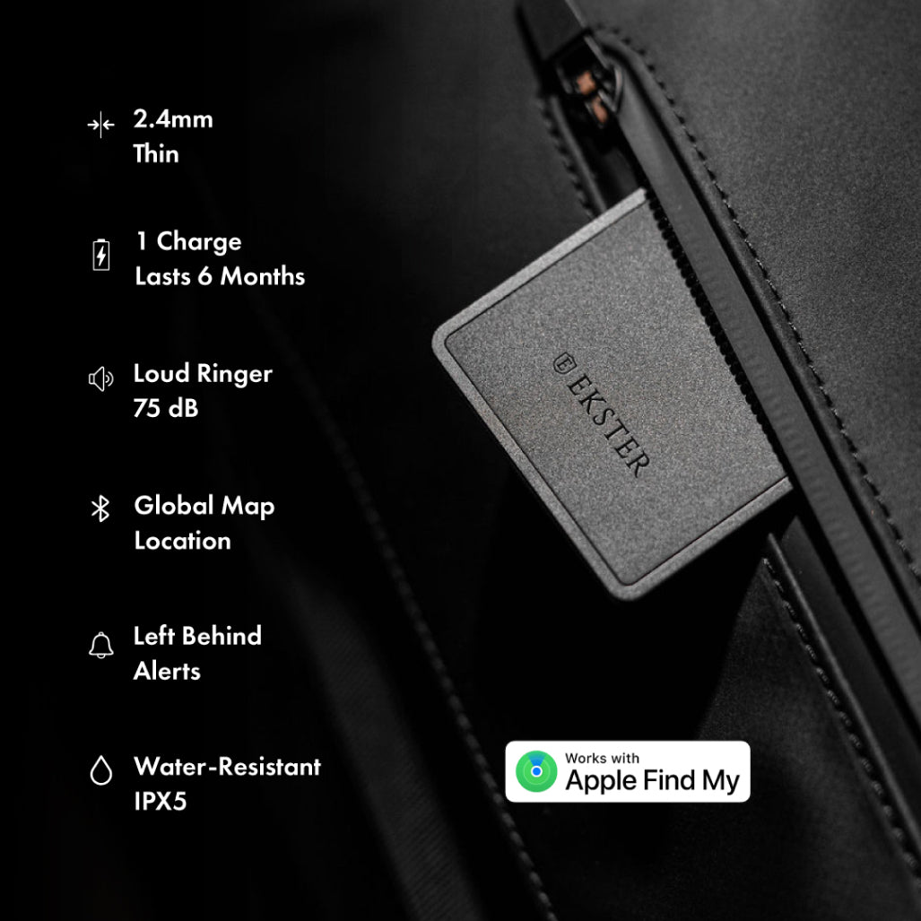 Apple Find My Compatible Finder Card - Bluetooth Tracker for Keys, Wallet & Bags | Never Lose Your Essentials Again | Perfect for Travel, Work & Daily Use