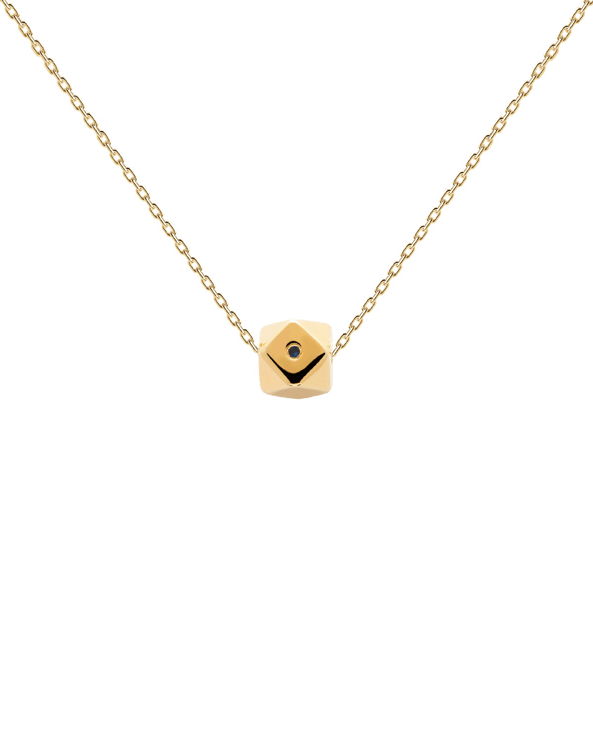 GRID 2 Bambina Gold Necklace for Women - 14K Gold Plated Elegant Pendant Necklace - Perfect Gift for Birthday, Anniversary & Valentine's Day