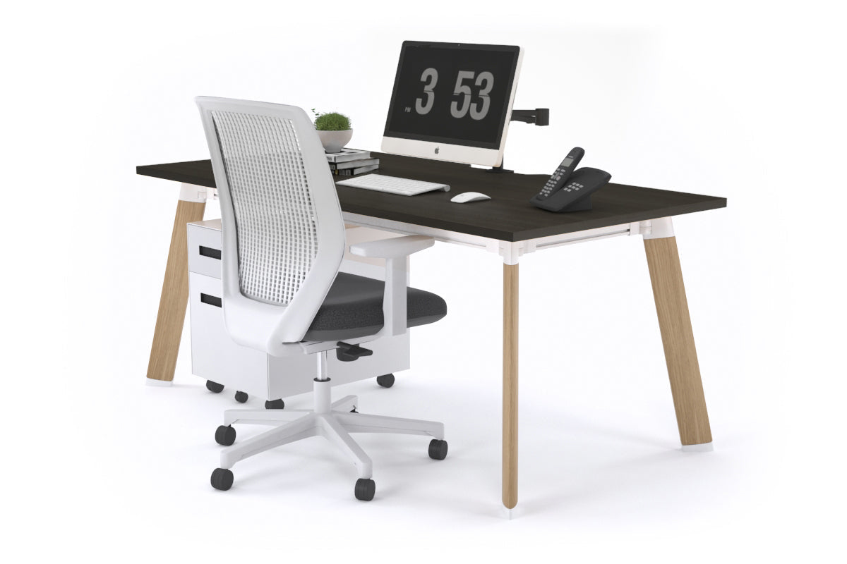 Switch Executive Desk - 1200L x 800W Modern Office Desk with Cable Management Scallop | Perfect for Home Office, Gaming Setup & Professional Workspace