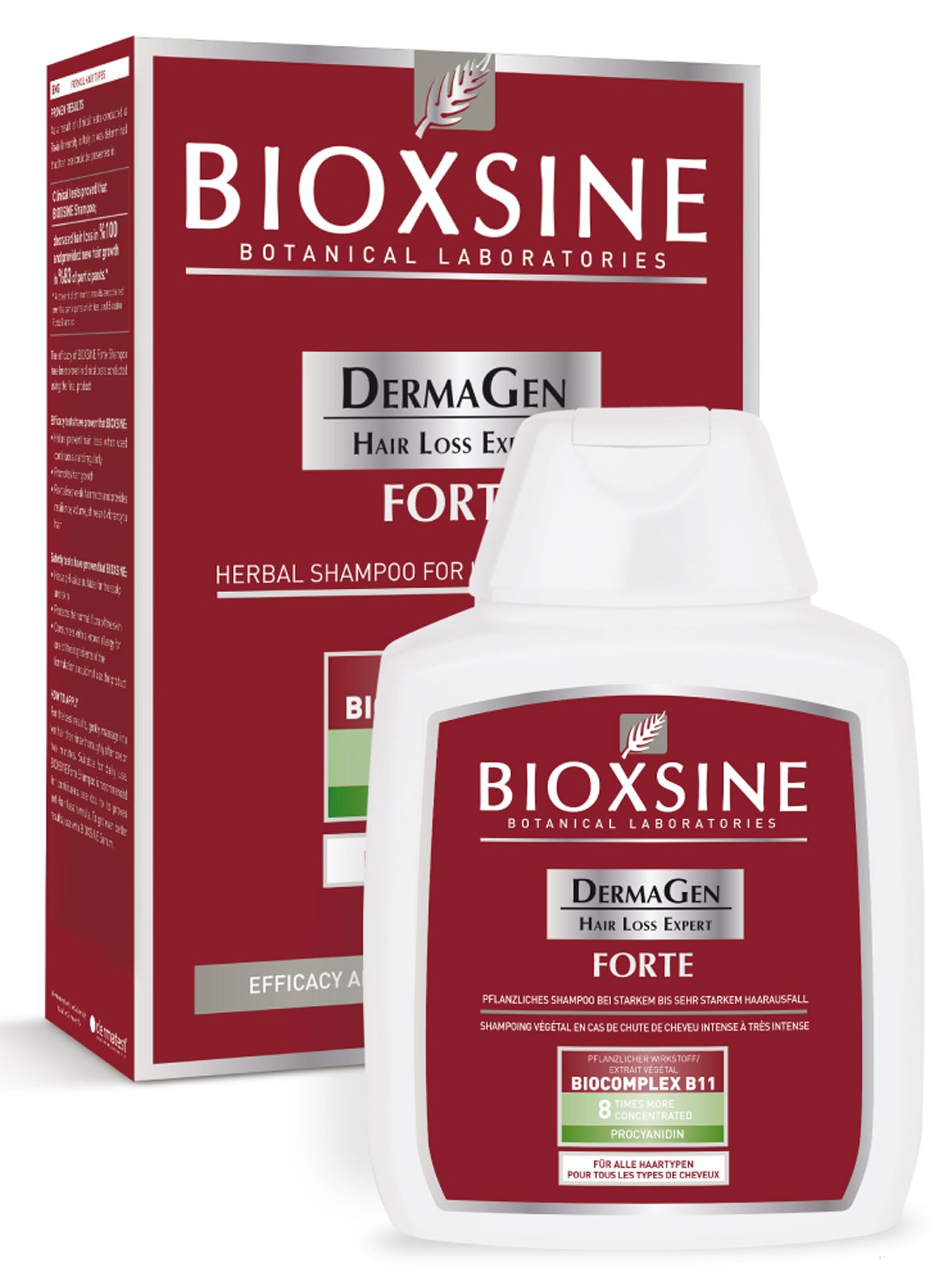 BIOXSINE DG Forte Hair Loss Shampoo for Men & Women - 100ml Mini Size | Anti-Hair Fall Treatment with Natural Ingredients | Perfect for Travel & Daily Use