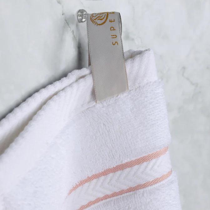 Premium Ultra Plush Turkish Cotton Bath Towel Set - 10 Piece Highly Absorbent Luxury Towels for Bathroom, Spa & Beach Use - Soft & Quick-Drying Solid Color Collection