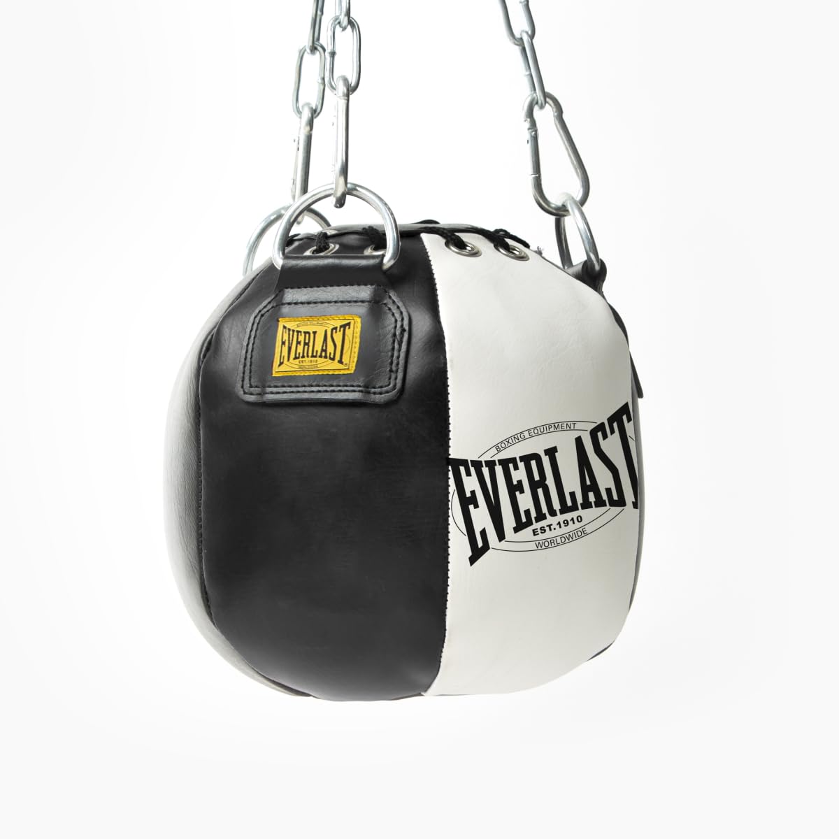 EVERLAST 1910 Headhunter Boxing Punching Bag Black/White - 10 LBS Heavy Bag for Boxing Training, MMA, Kickboxing & Home Gym Workouts