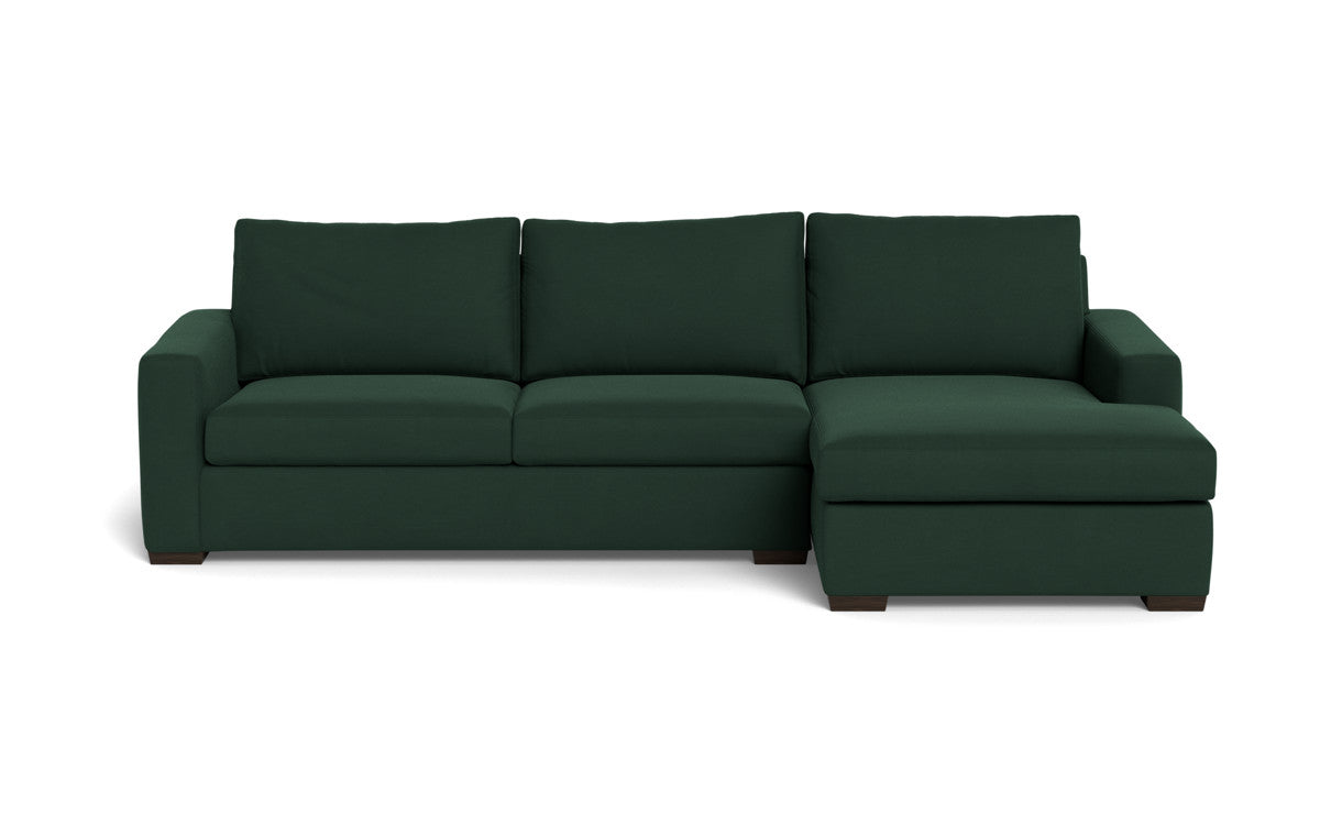 Modern Mesa 123 Right Chaise Sectional Sofa - Comfortable L-Shaped Couch for Living Room, Family Room & Lounge Areas