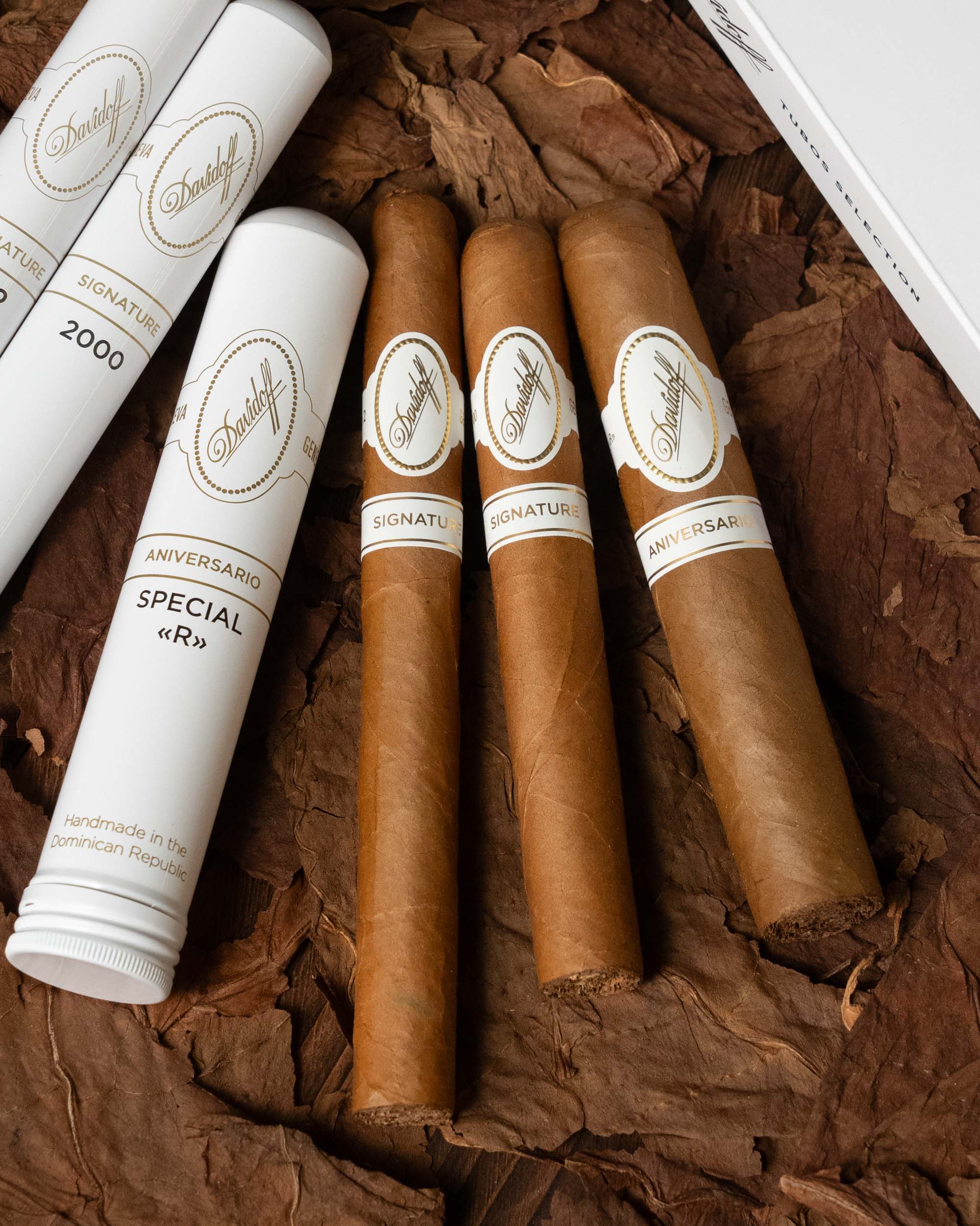 Davidoff Tubos Selection Premium Cigars - Handcrafted Luxury Cigars for Special Occasions & Gifting | Perfect for Weddings, Anniversaries & Relaxation Moments