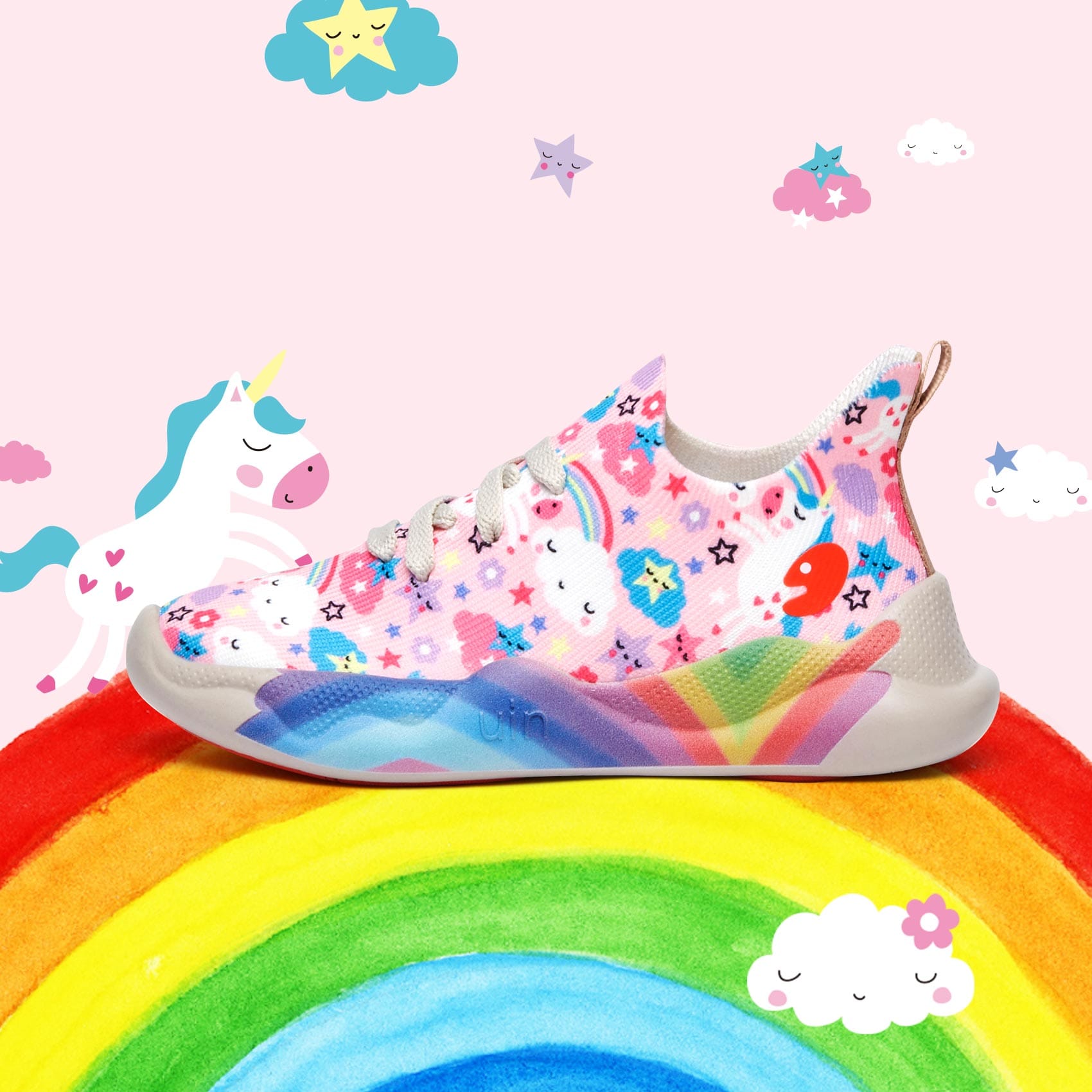 Rainbow Unicorn Mijas I Kid - Cute Unicorn Plush Toy for Kids, Perfect Birthday Gift & Nursery Decor