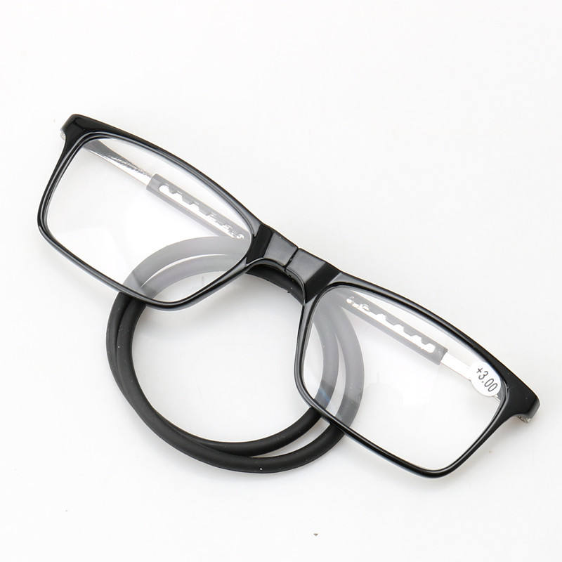Blue Light Blocking Reading Glasses with Stylish Blue Ray Filter - Foldable & Hanging Design for Computer, Office, and Book Reading Use