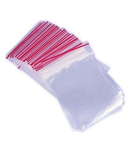 Reusable Zip Lock Plastic Bags for Storage - 2x3 Inch Small Resealable Pouches (100 Pack, Clear) - Perfect for Snacks, Jewelry, Crafts & Travel Organization