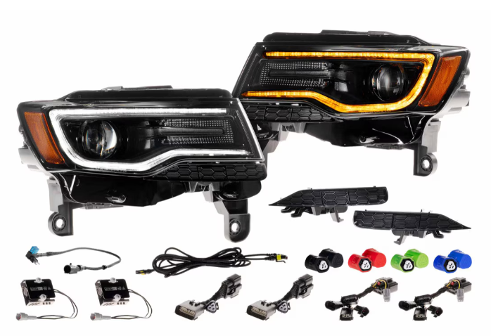 Jeep Grand Cherokee (2014-2022) XB LED Headlights - Gen II Replacement Lights - High Performance LED Headlamps - Estimated Arrival Jan 2025 - Perfect for Night Driving & Off-Road Adventures