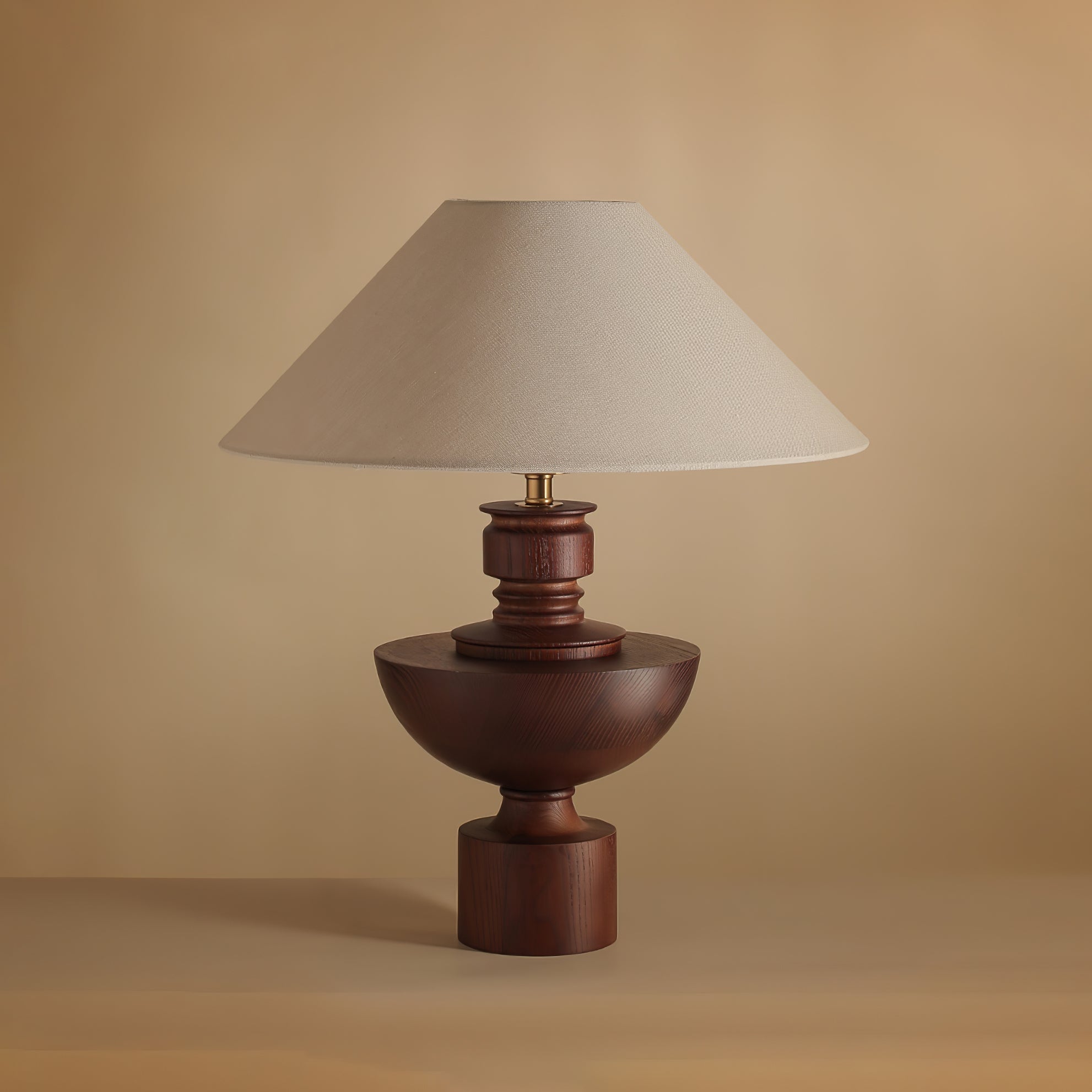 Helios Vase Table Lamp - Modern Ceramic Nightstand Lamp with USB Charging Port, Perfect for Bedroom, Living Room & Office Decor