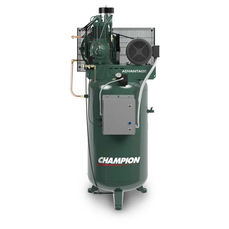 Champion Advantage 10HP Vertical Air Compressor 120 Gallon - Industrial Grade for Auto Shops, Construction & Woodworking | High Performance, Durable & Reliable