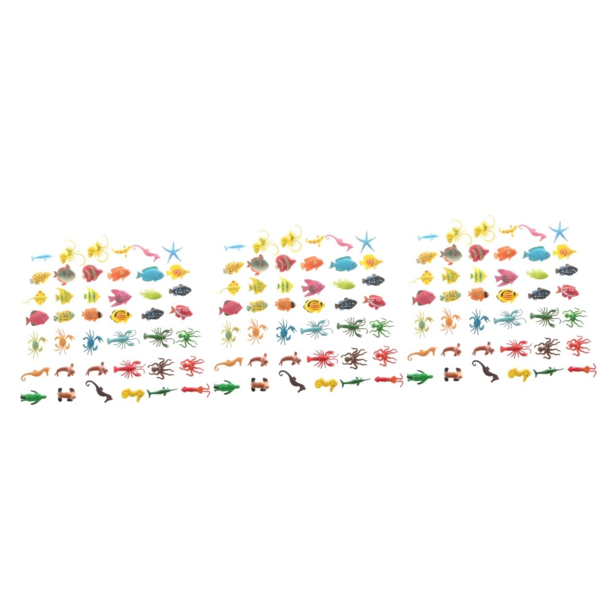 FAVOMOTO 240 Pcs Sea Animal Toys Set - Miniature Ocean Animal Models Including Dolphins, Turtles, Frogs & More - Lifelike Figures for Kids Educational Play, Party Favors, and Classroom Activities