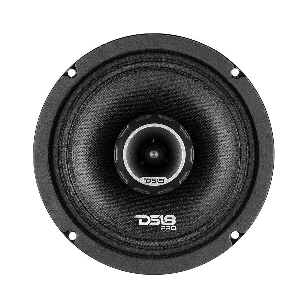 PRO ZT 6.5 Inch Coaxial Mid-Range Loudspeaker with Water-Resistant Cone, Built-in Bullet Tweeter & Grill - 225 Watts RMS, 4 Ohm - Perfect for Marine Audio, Car Stereo & Outdoor Sound Systems