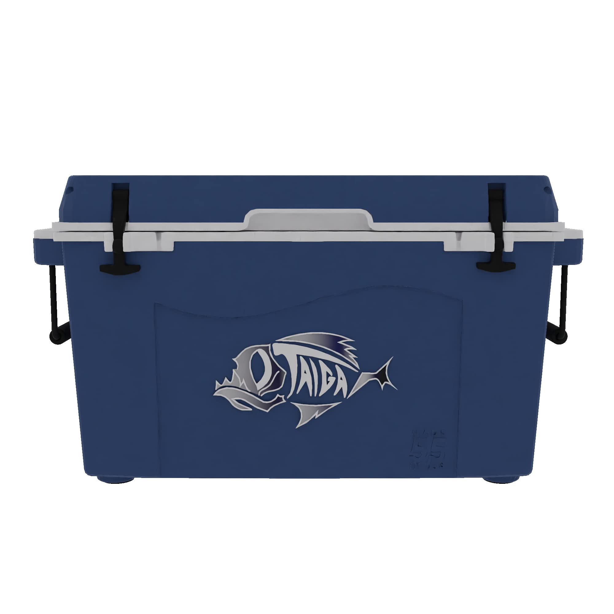 Taiga Coolers 55 Quart Hard Cooler - Heavy Duty Insulated Ice Chest for Camping, Beach, Picnics & Outdoor Adventures (Blue, 1 Count)