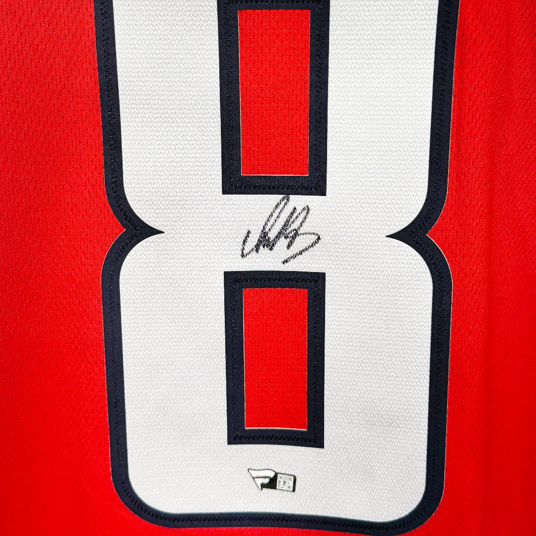 Authentic Alexander Ovechkin Signed Washington Capitals Red Hockey Jersey - Certified Collectible for NHL Fans & Sports Memorabilia Enthusiasts - Perfect for Display, Gifting, and Game Day Spirit