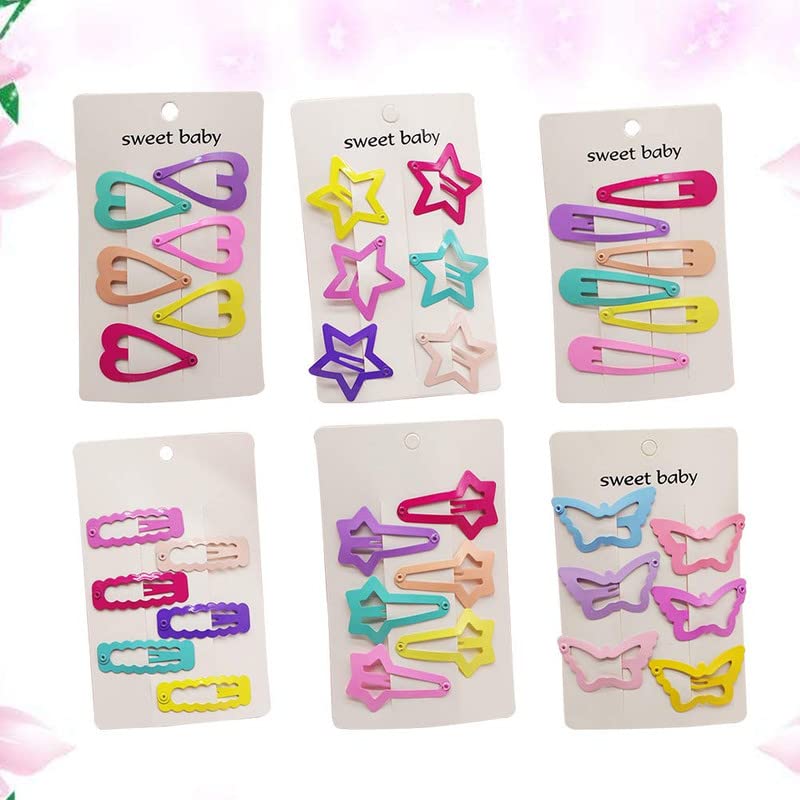 BELICIA 12-Pack Cute Butterfly Snap Hair Clips for Baby Girls & Toddlers - Soft Barrettes for Kids Hair Accessories - Perfect for Daily Wear, Parties & Photo Shoots