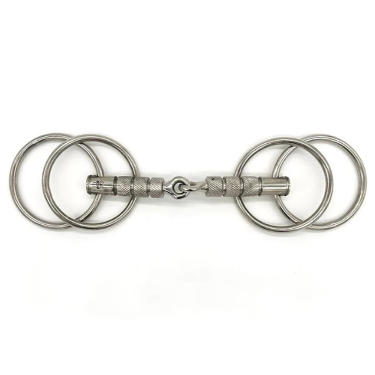 AJR Textured Wilson Bit - High Performance Horse Training Bit for Western Riding & Dressage - Perfect for Training, Shows & Competitions